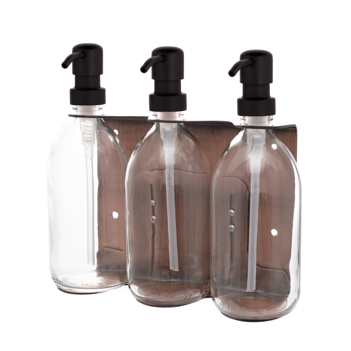 Distributeur de savon mural triple en cuivre Kuishi