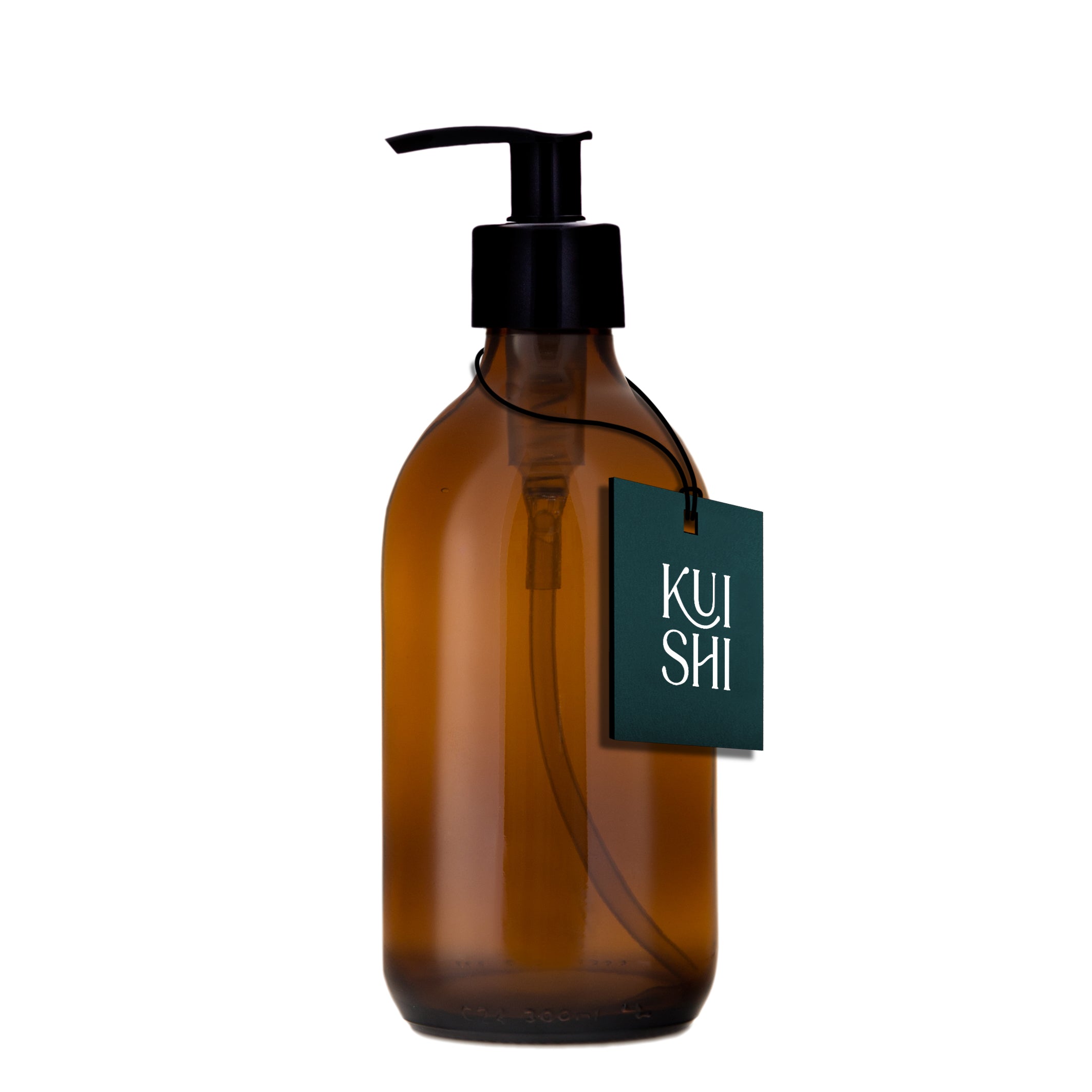 Kuishi Amber Glass Bottle Dispenser