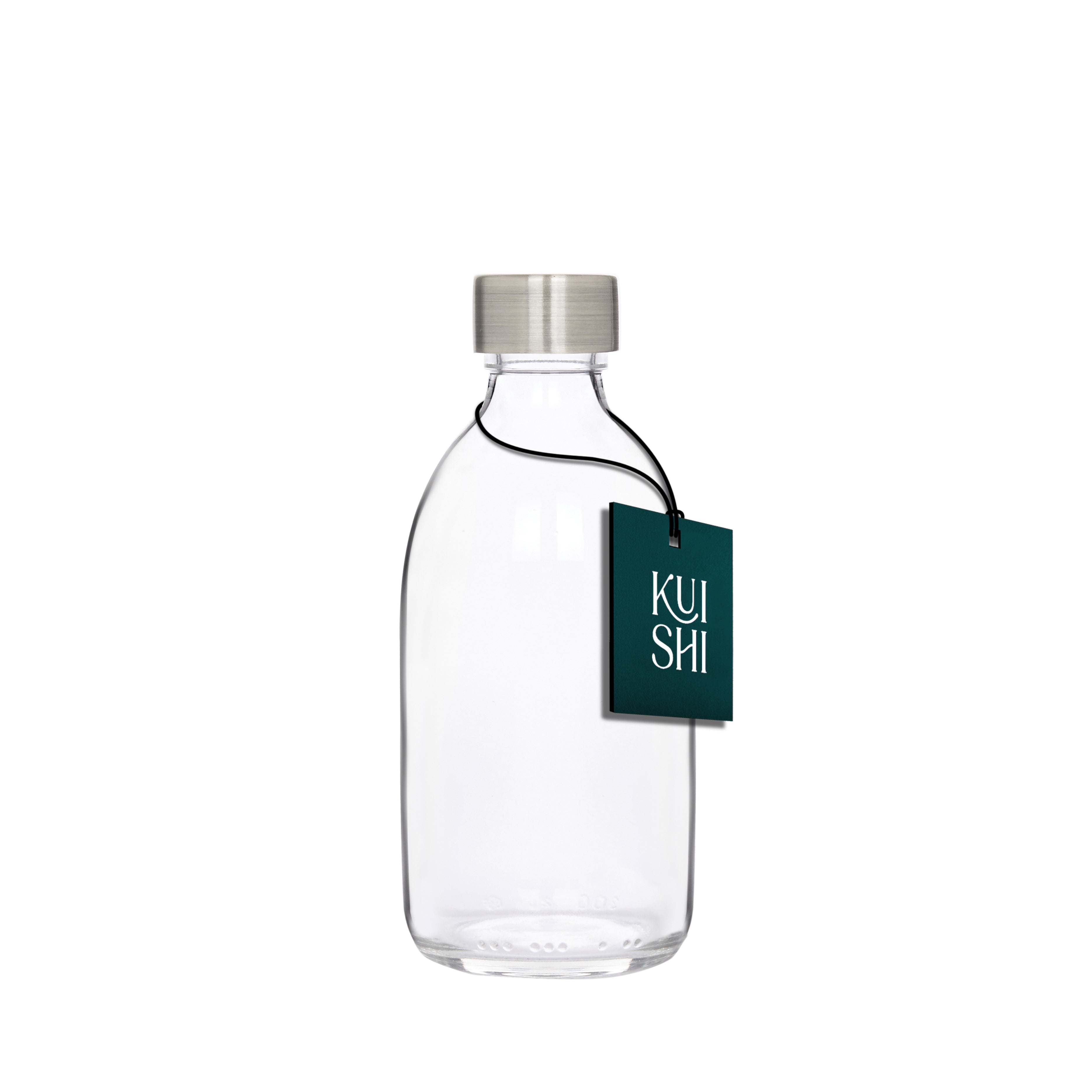 Kuishi Transparent Glass Storage Bottle