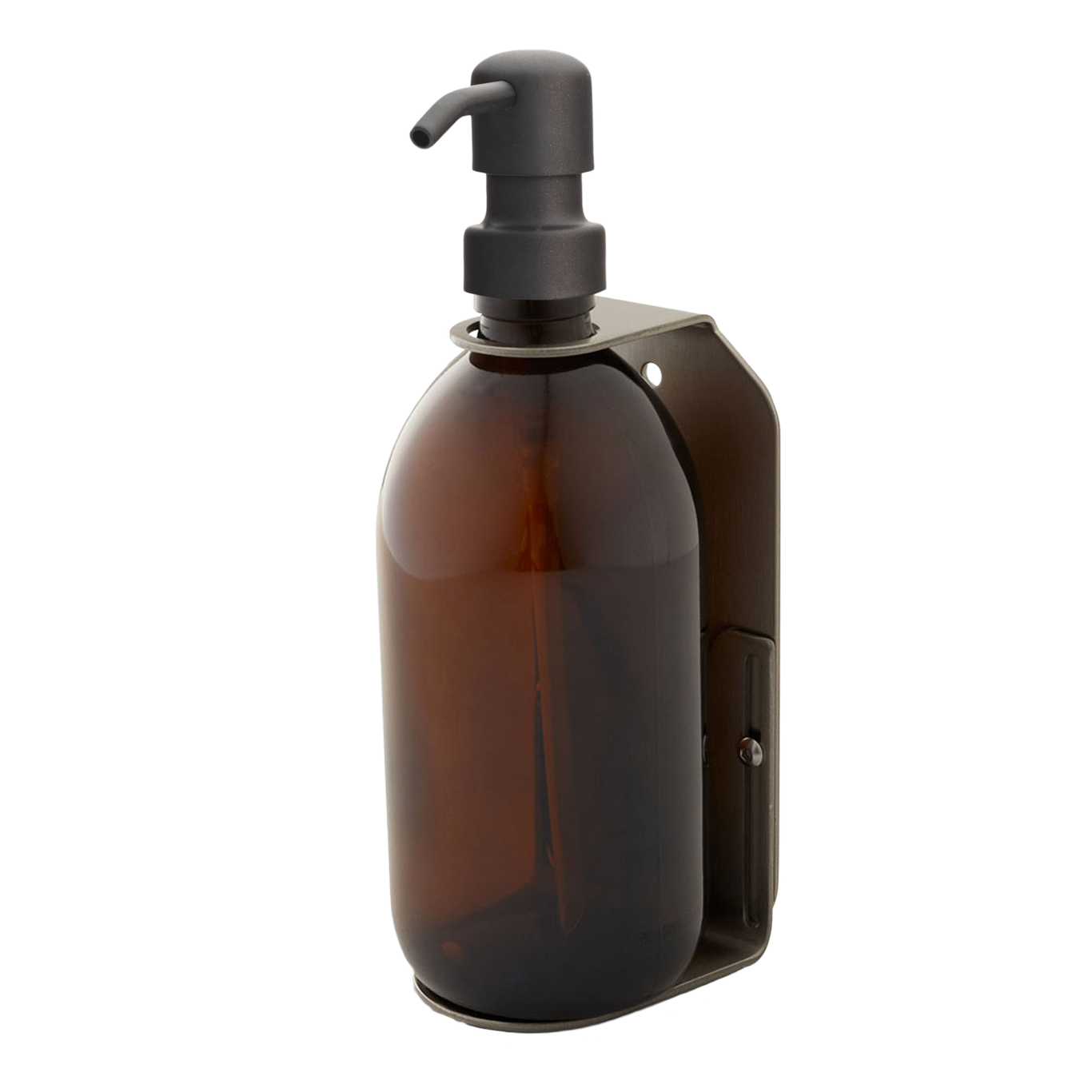 Distributeur de savon mural Kuishi en nickel (Capacité : 200ml - 500ml)