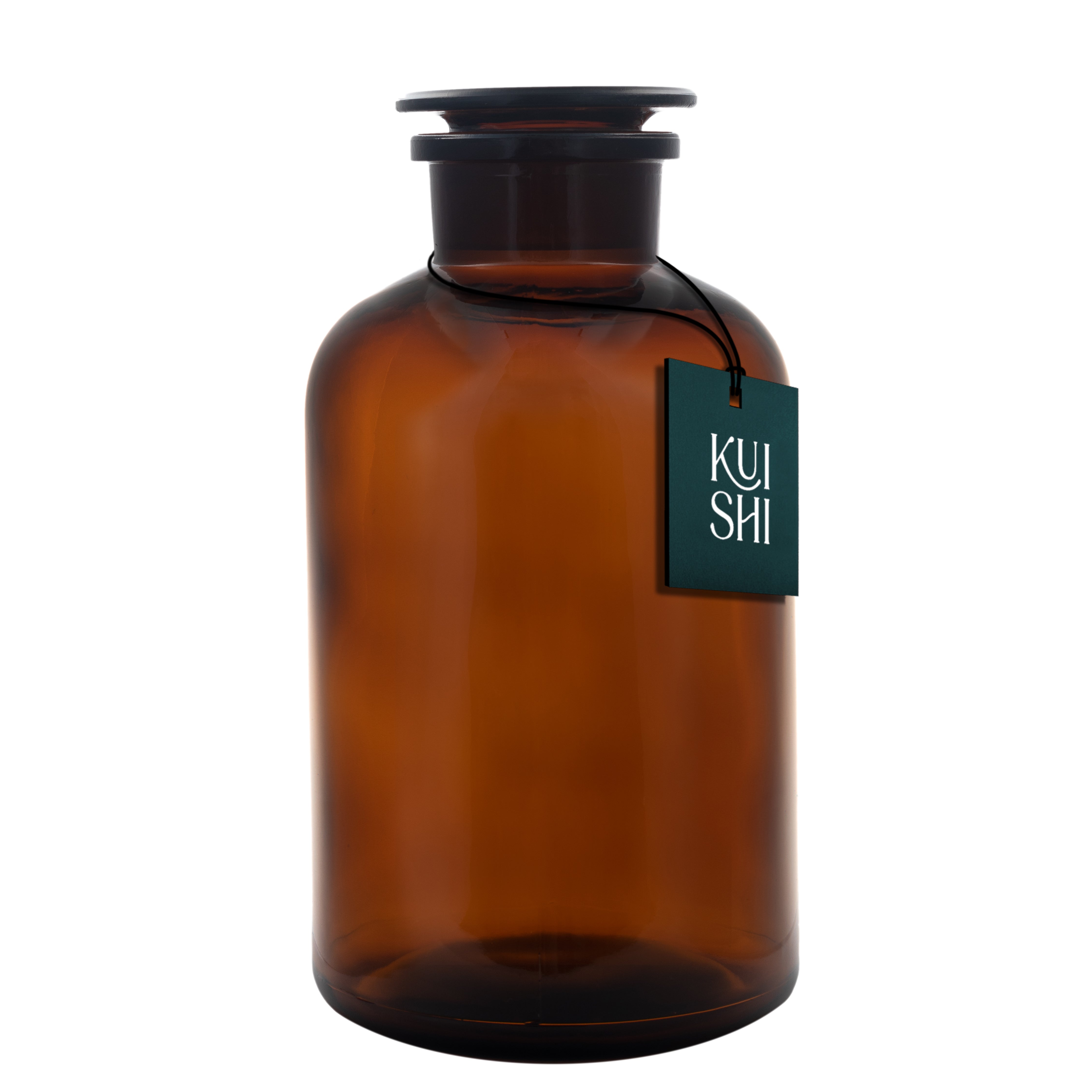 Kuishi Amber Glass Apothecary Jars