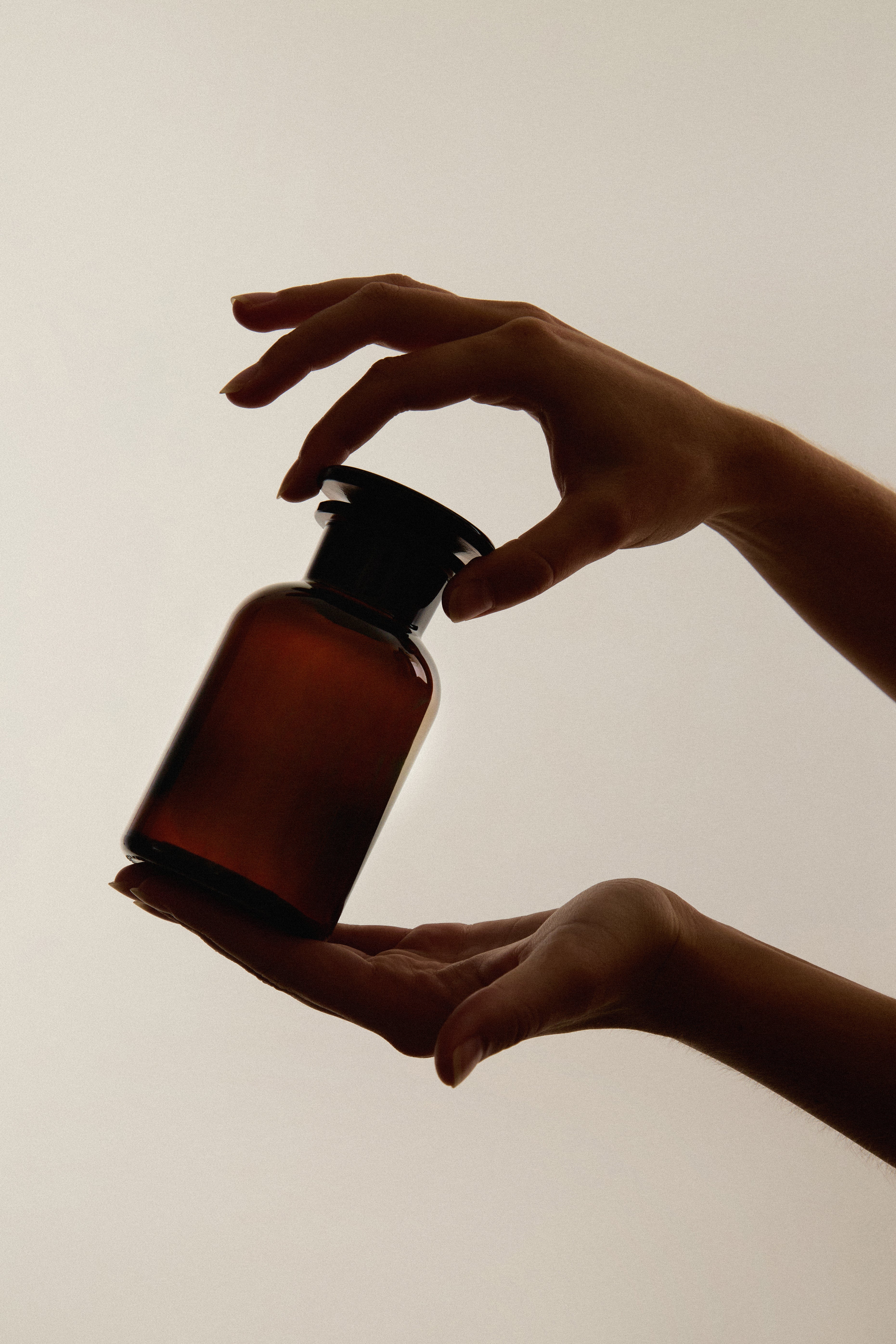 Kuishi Amber Glass Apothecary Jars