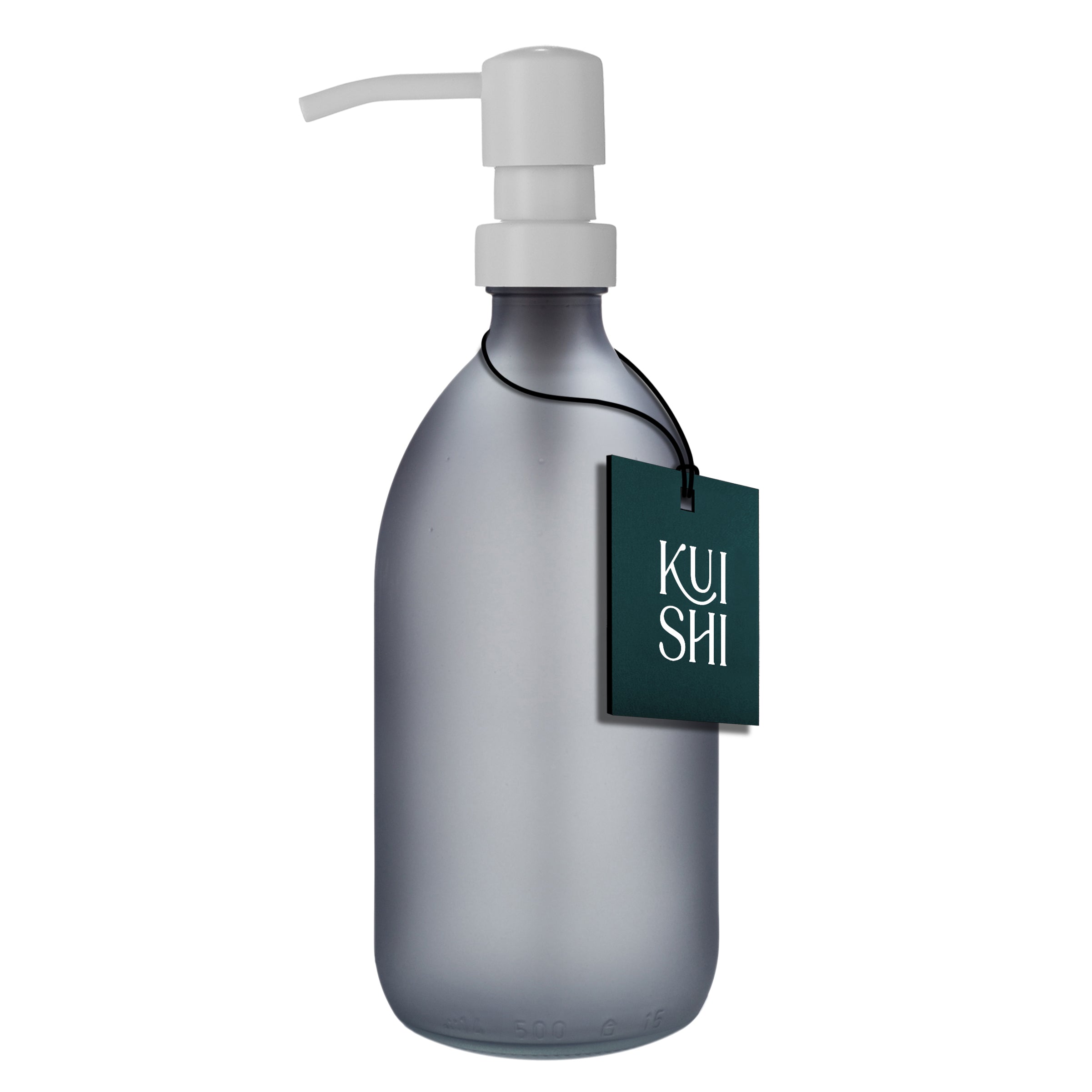 Distributeur de savon avec pompe en acier inoxydable Kuishi (Gris)