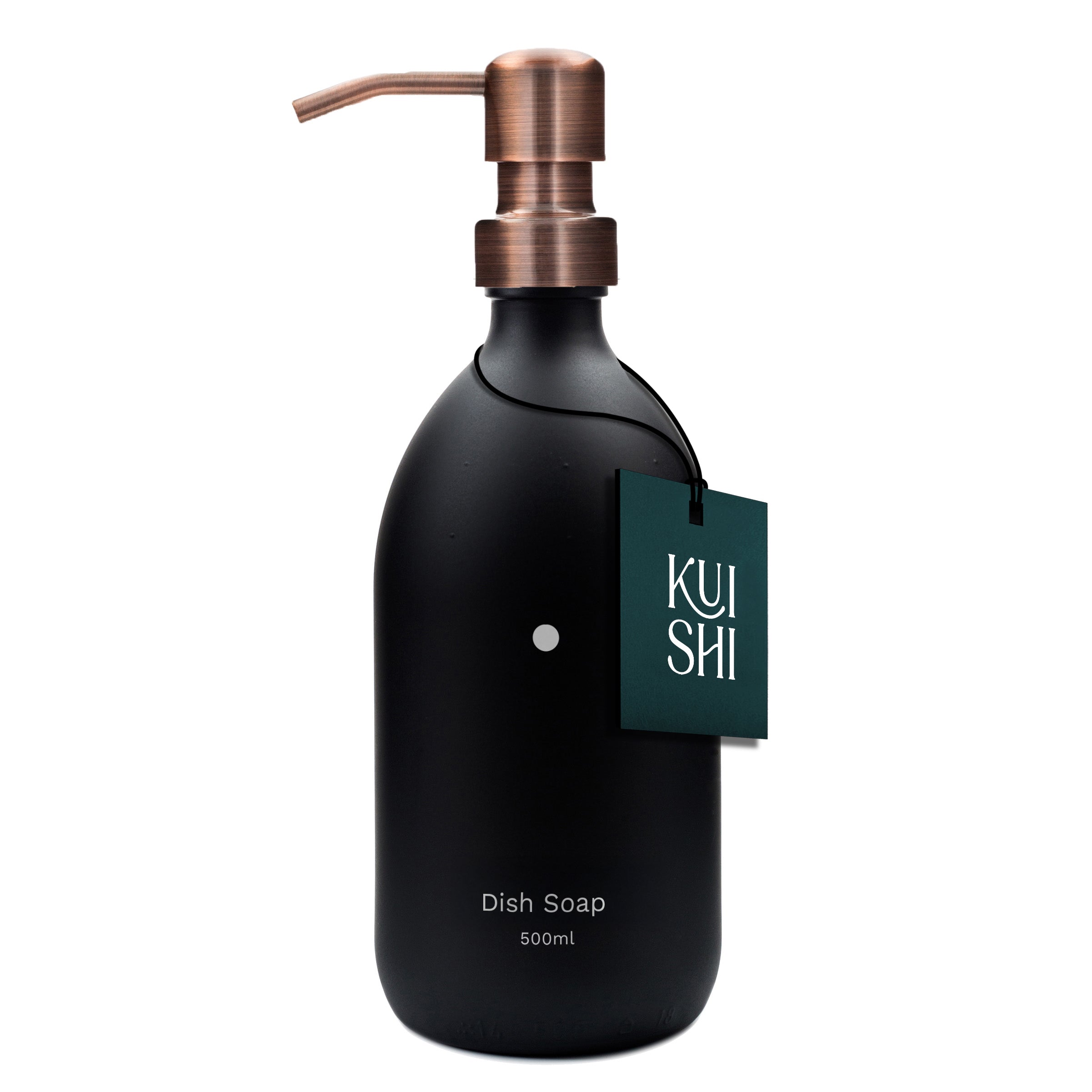 Distributeur de savon noir minimaliste Kuishi