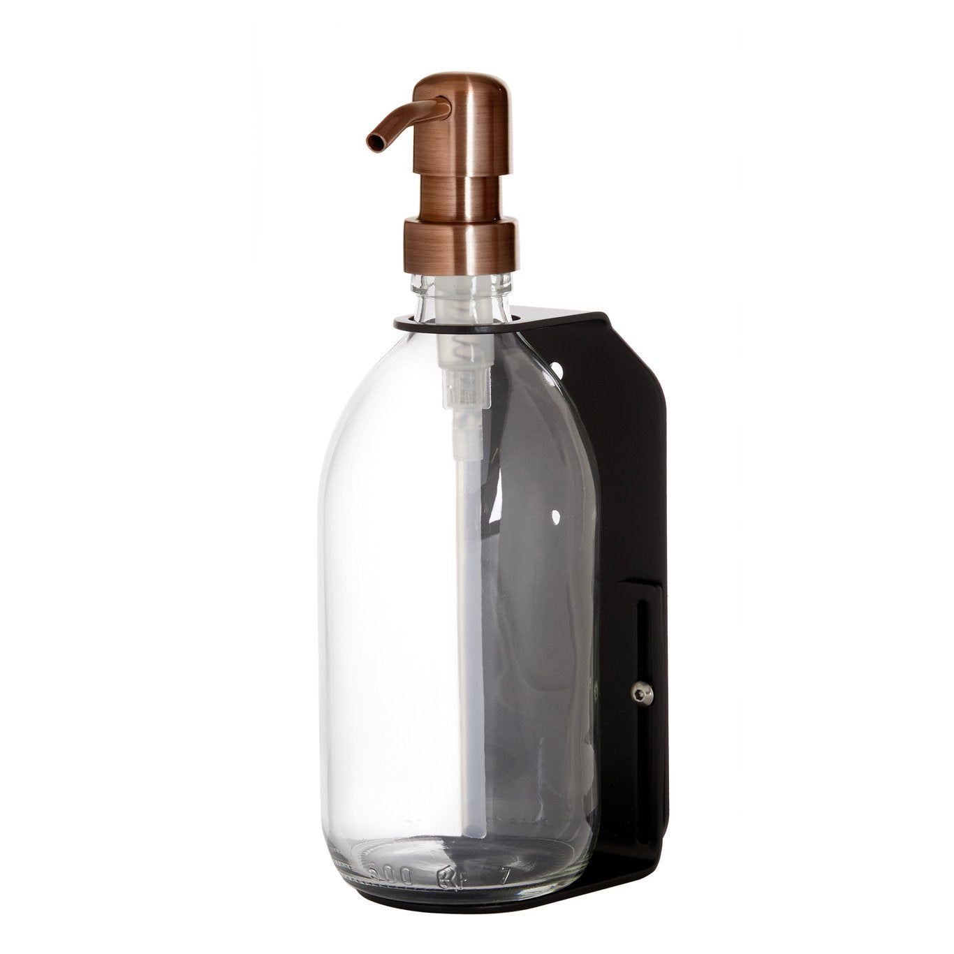 Distributeur de savon mural noir Kuishi