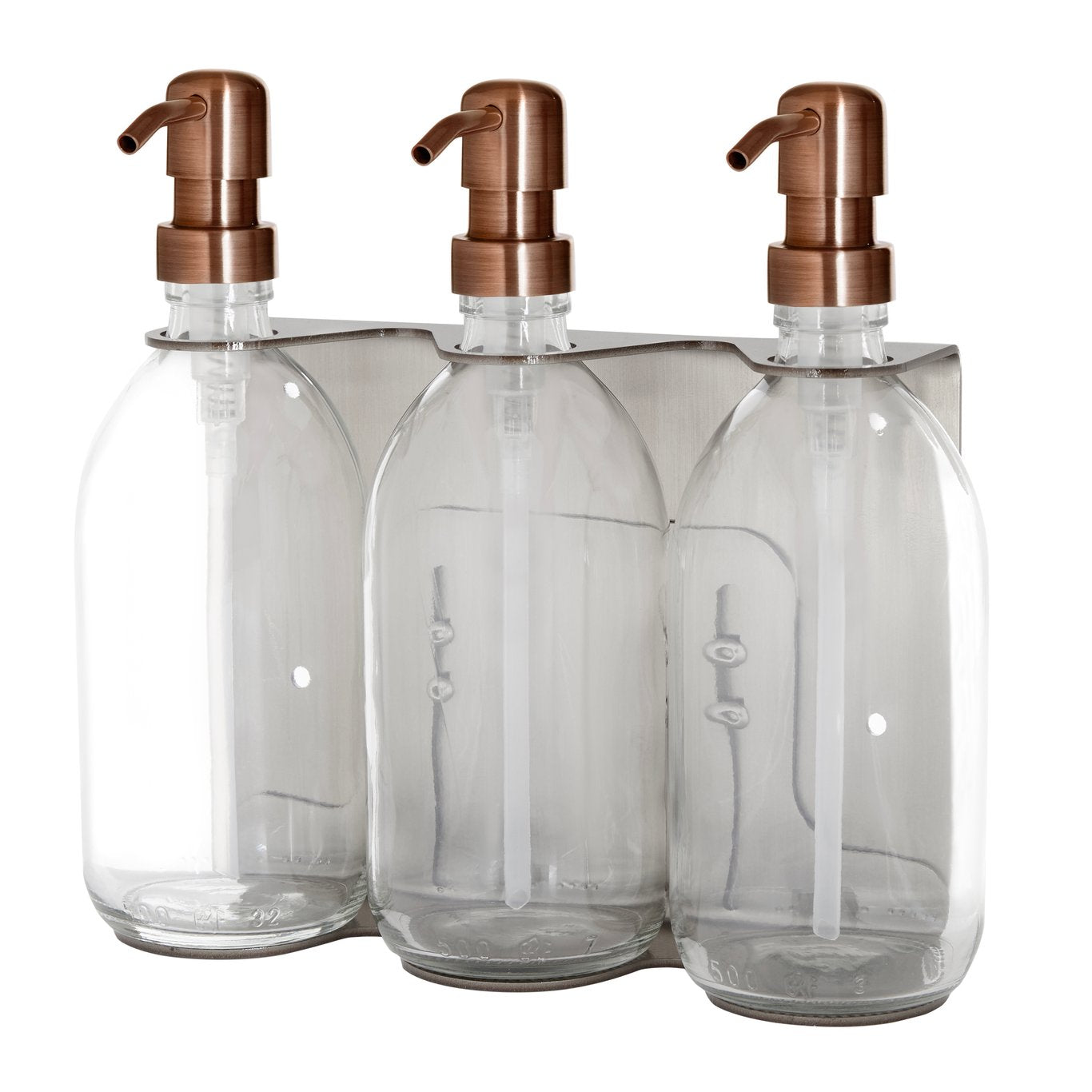 Distributeur de savon mural triple chromé Kuishi