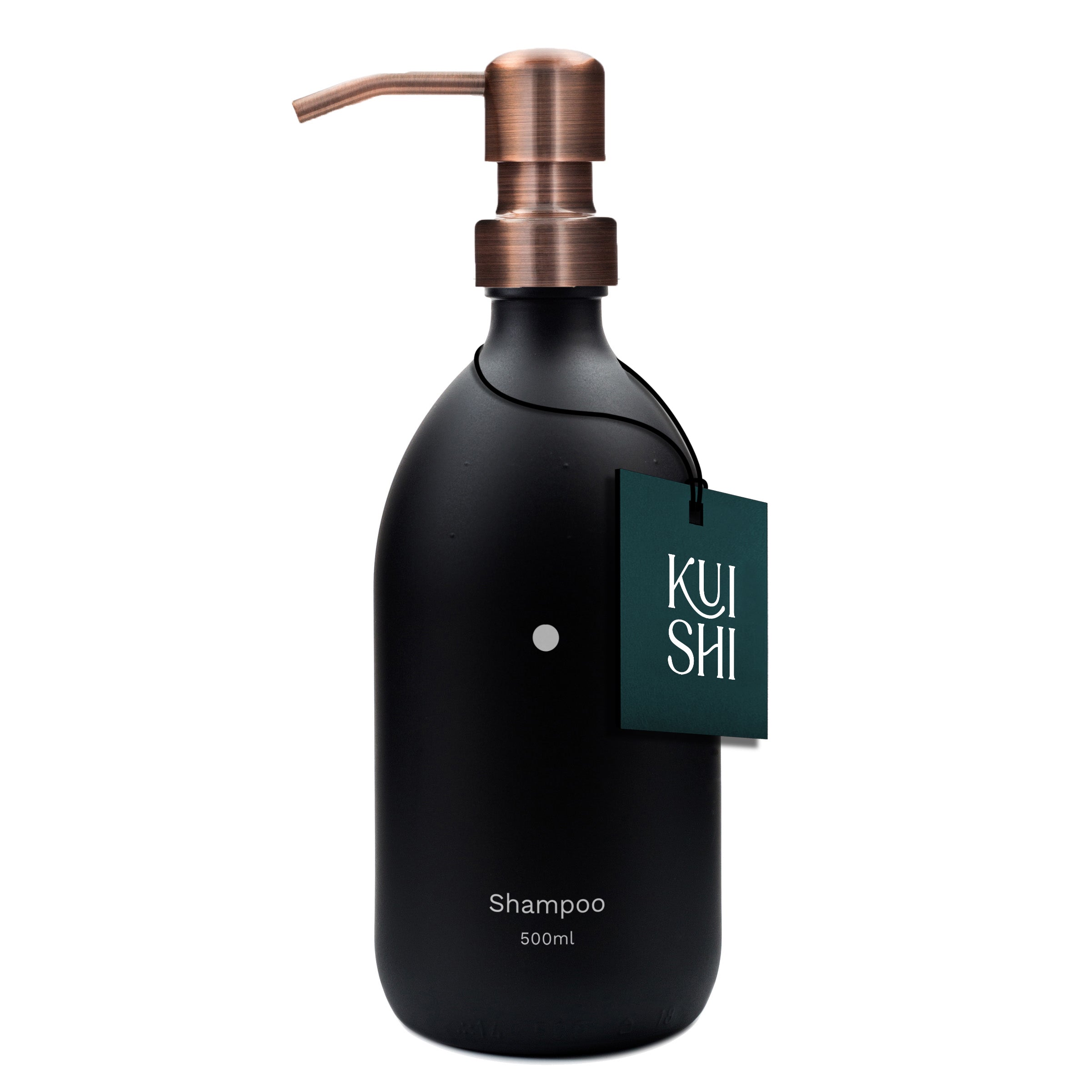 Distributeur de savon noir minimaliste Kuishi