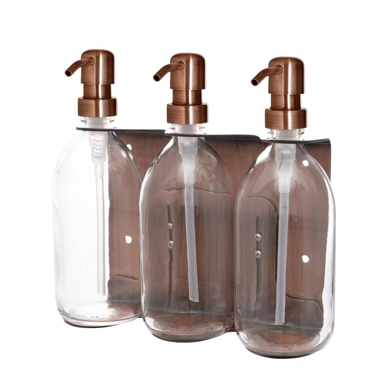 Distributeur de savon mural en cuivre triple Kuishi
