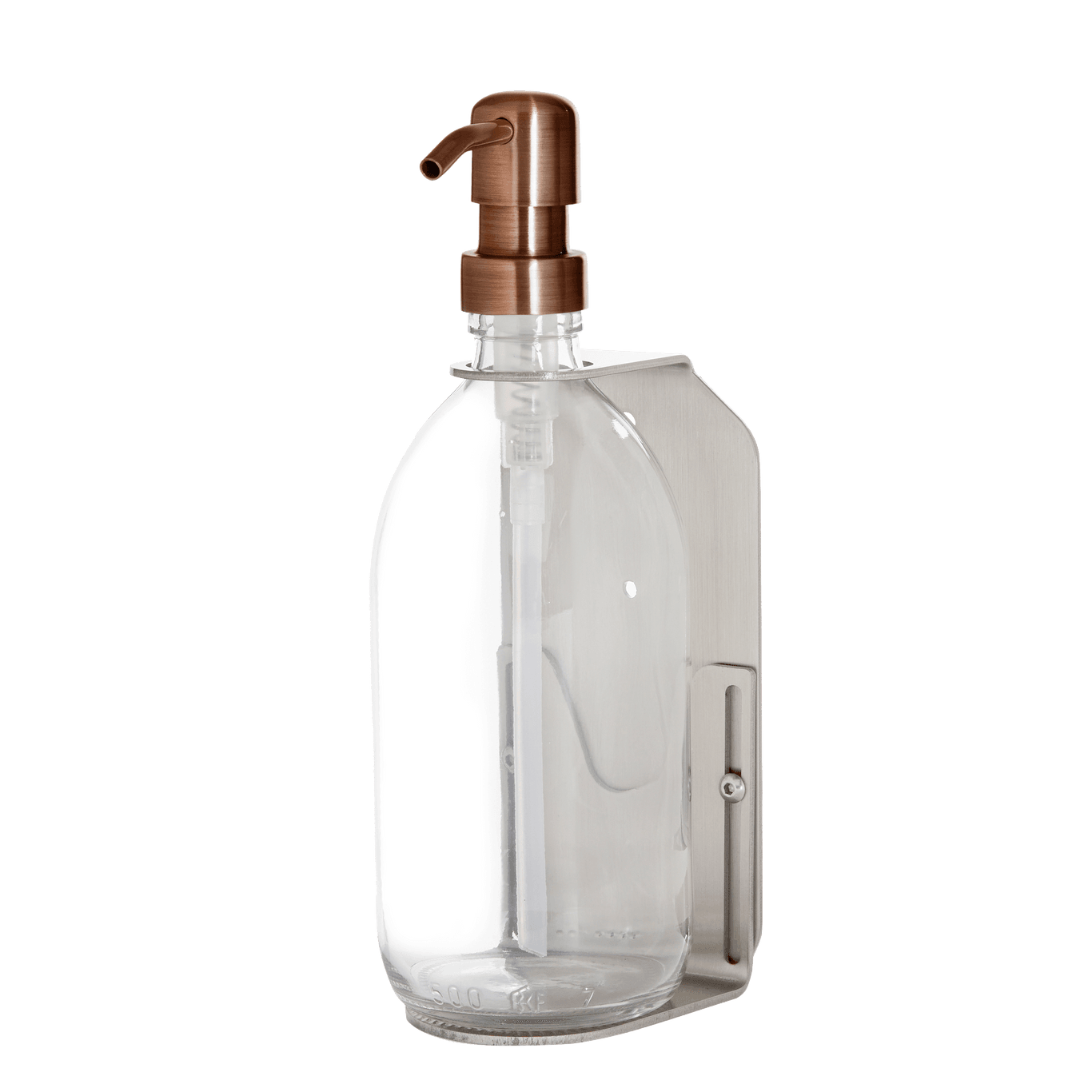 Distributeur de savon mural moderne Kuishi en nickel