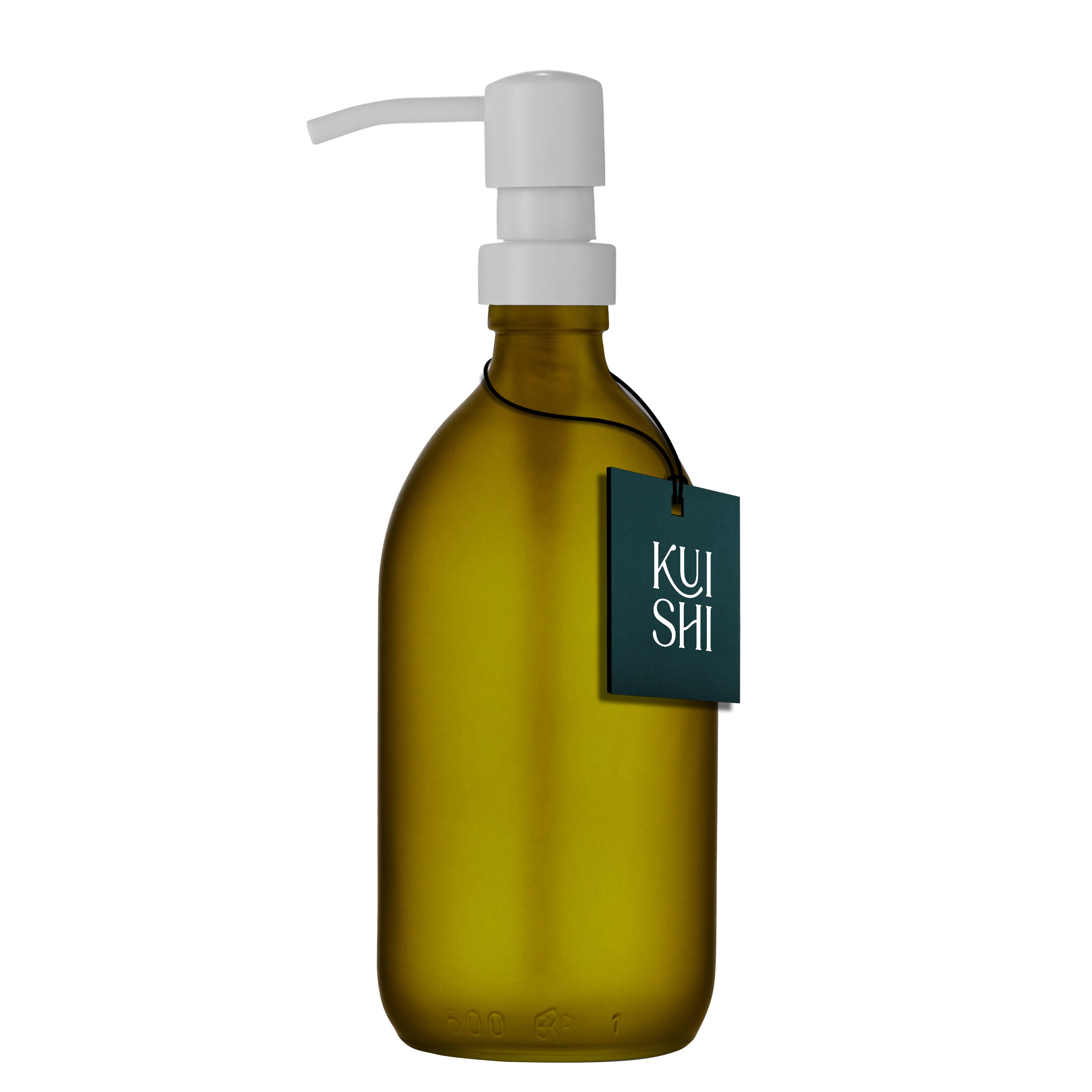 Kuishi Green Soap Dispenser with Stainless Steel Pump