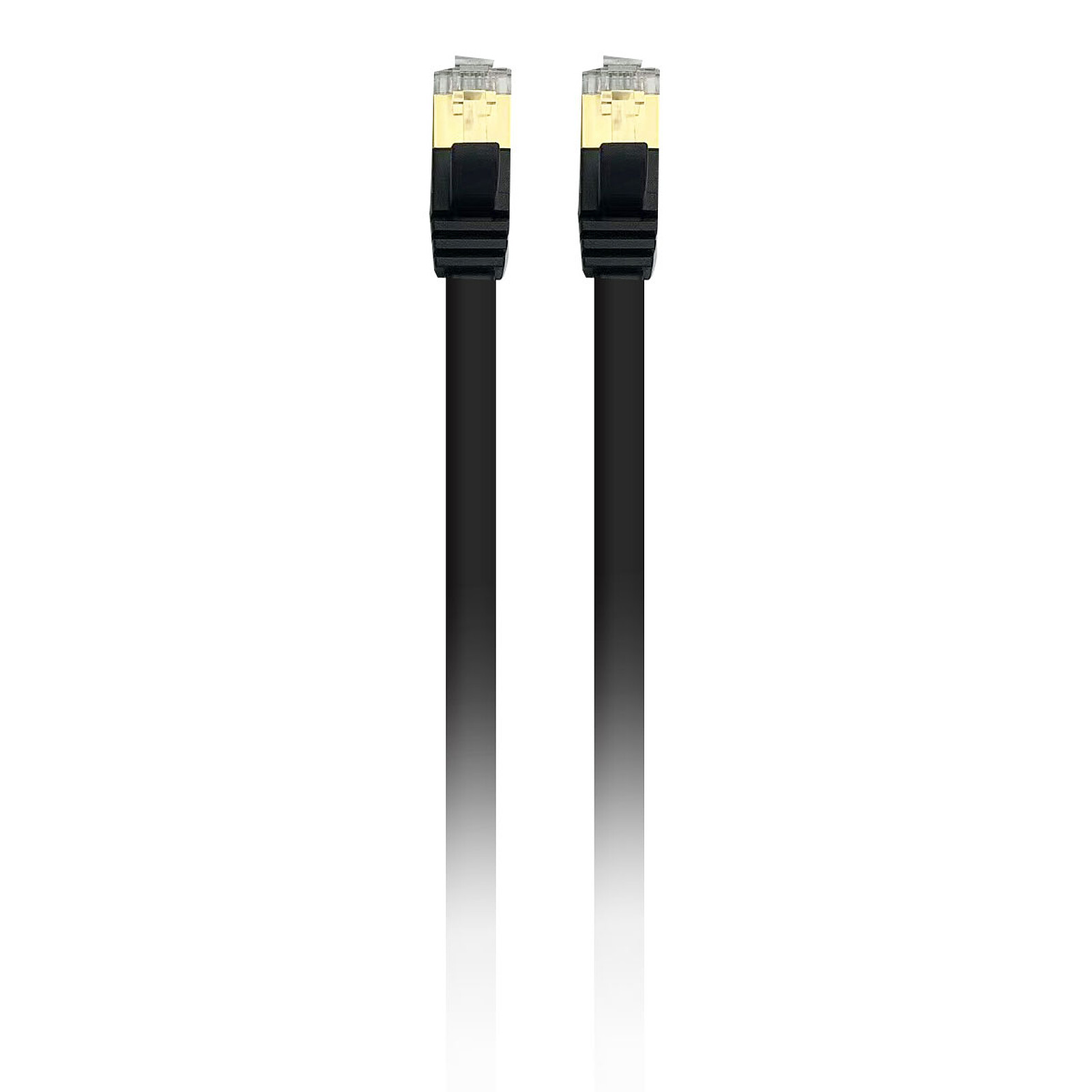 Textorm RJ45 Flat Cable CAT 8.1 U/FTP - 5m - Black