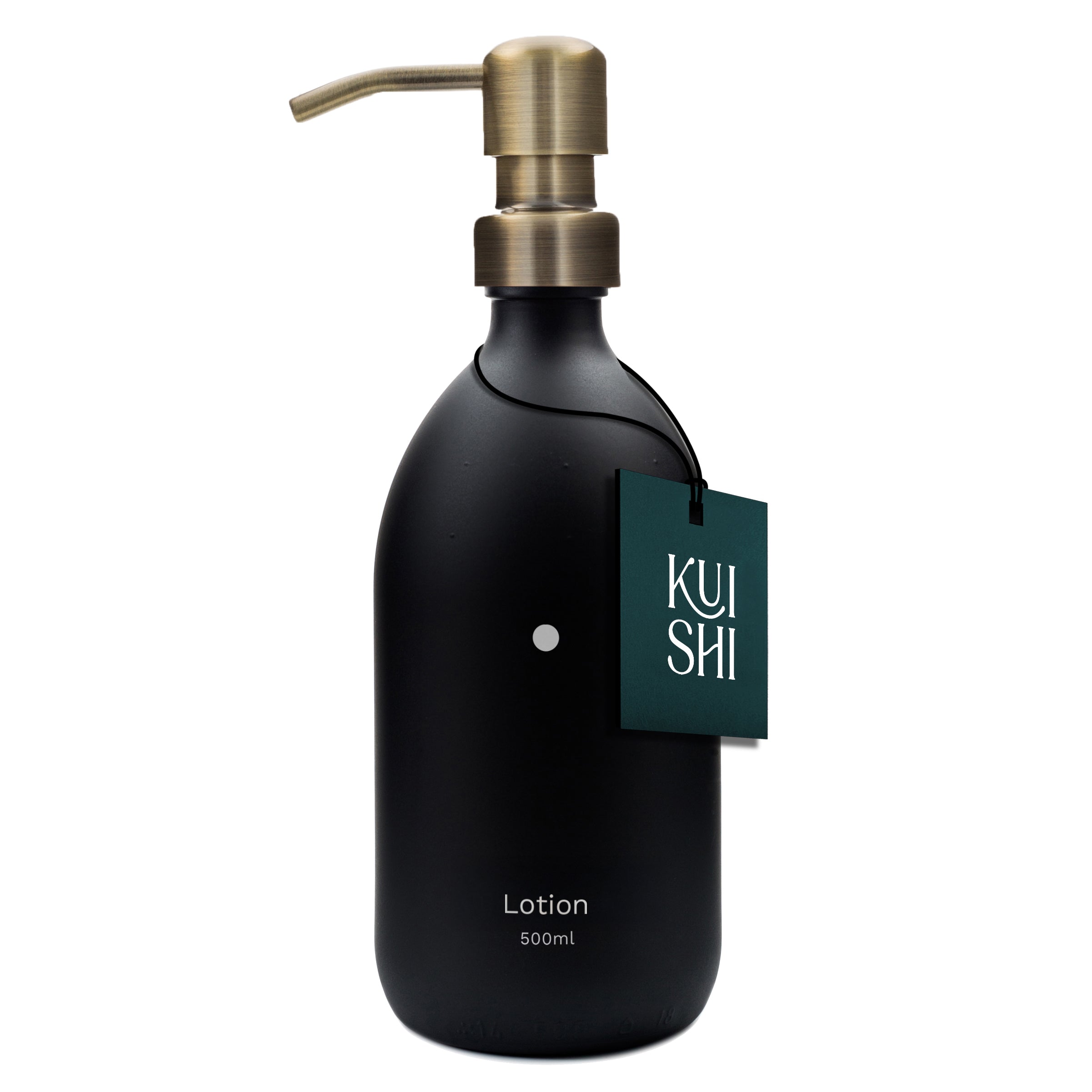 Distributeur de savon noir minimaliste Kuishi