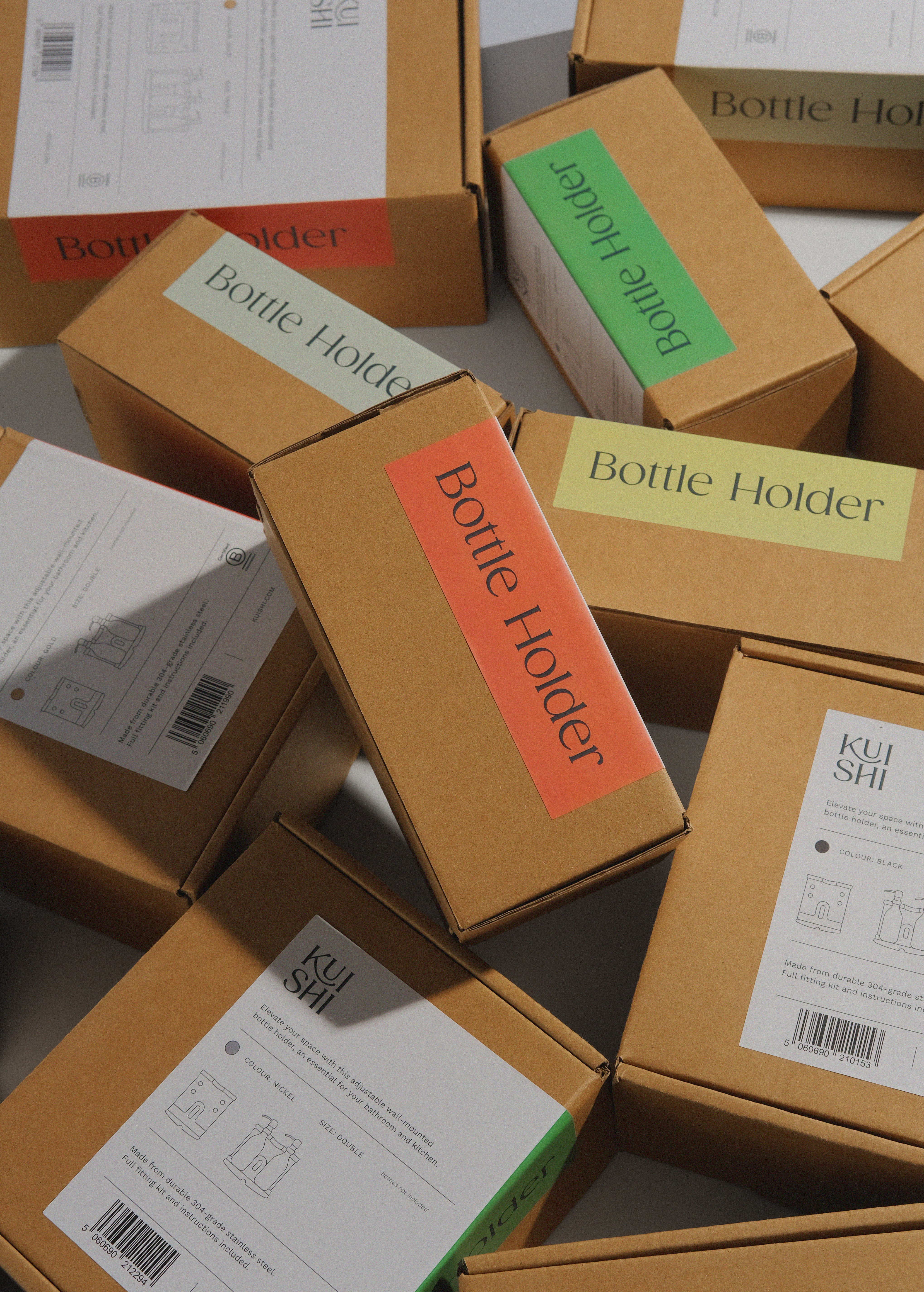 Distributeur de savon mural triple Kuishi en nickel