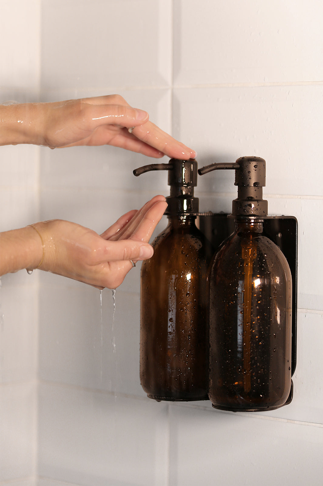 Kuishi Triple Wall Soap Dispenser (Black)