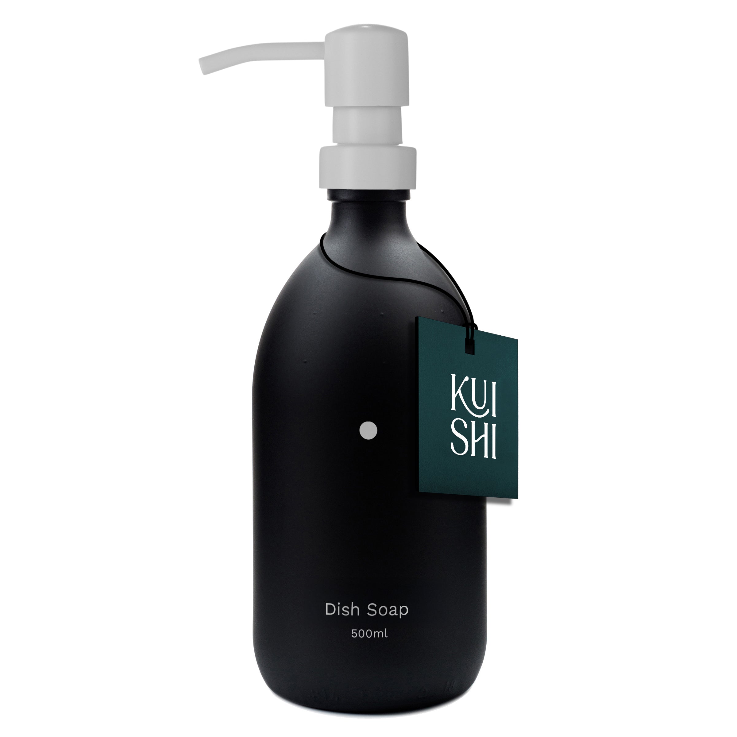 Distributeur de savon noir minimaliste Kuishi