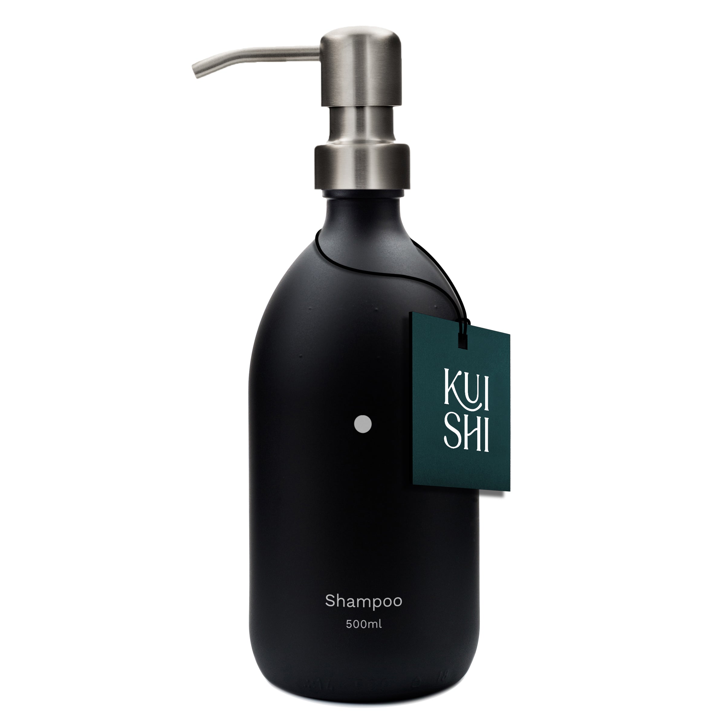 Distributeur de savon noir minimaliste Kuishi