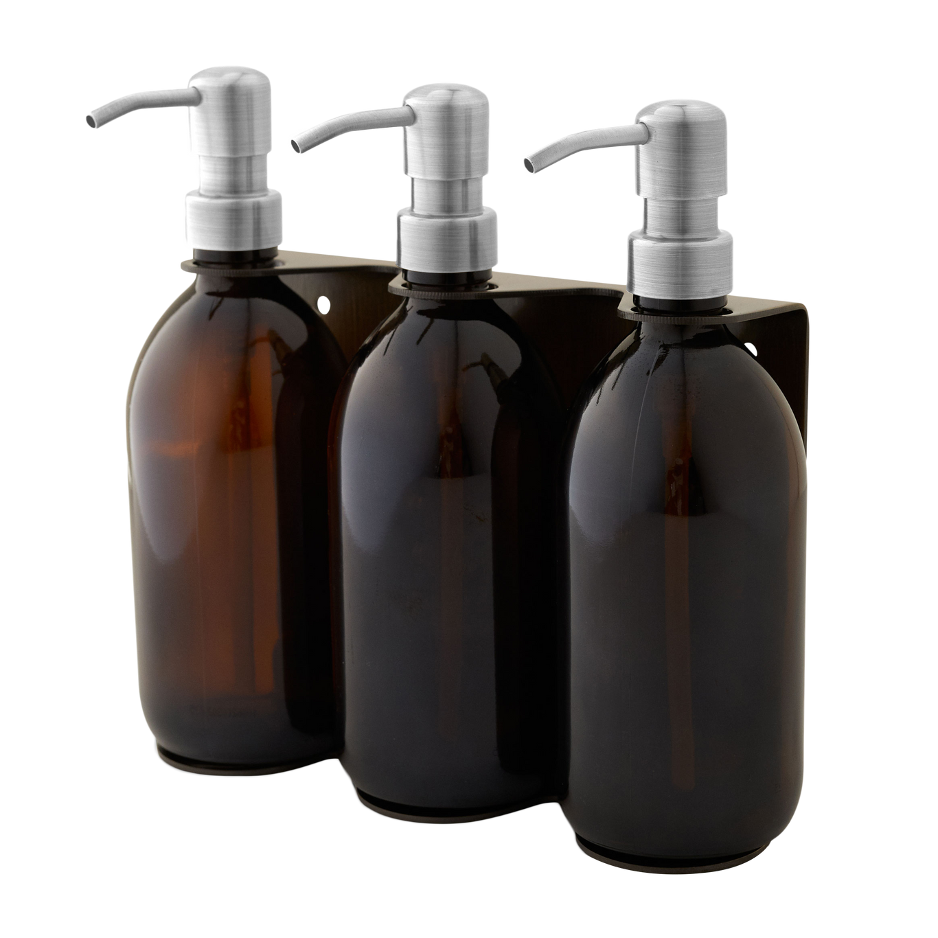 Distributeur de savon mural triple Kuishi - Doré brossé