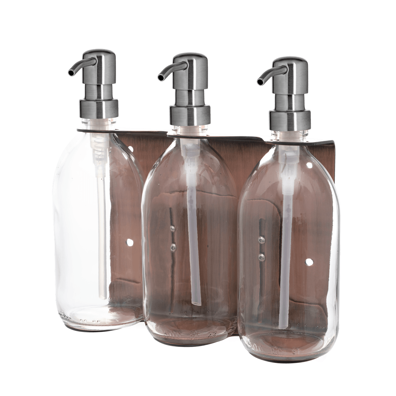 Distributeur de savon mural triple en cuivre Kuishi