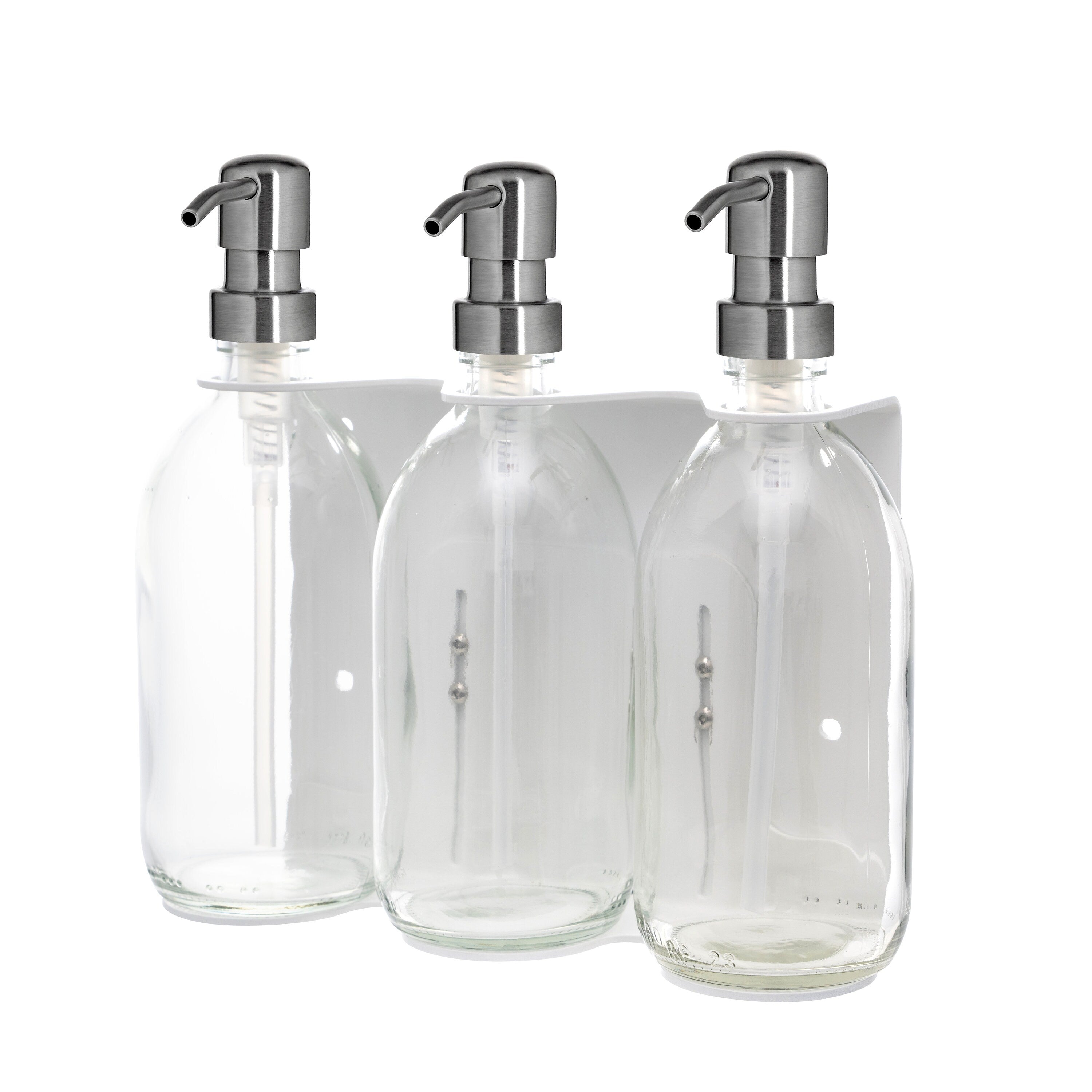 Distributeur de savon mural Kuishi triple - Blanc