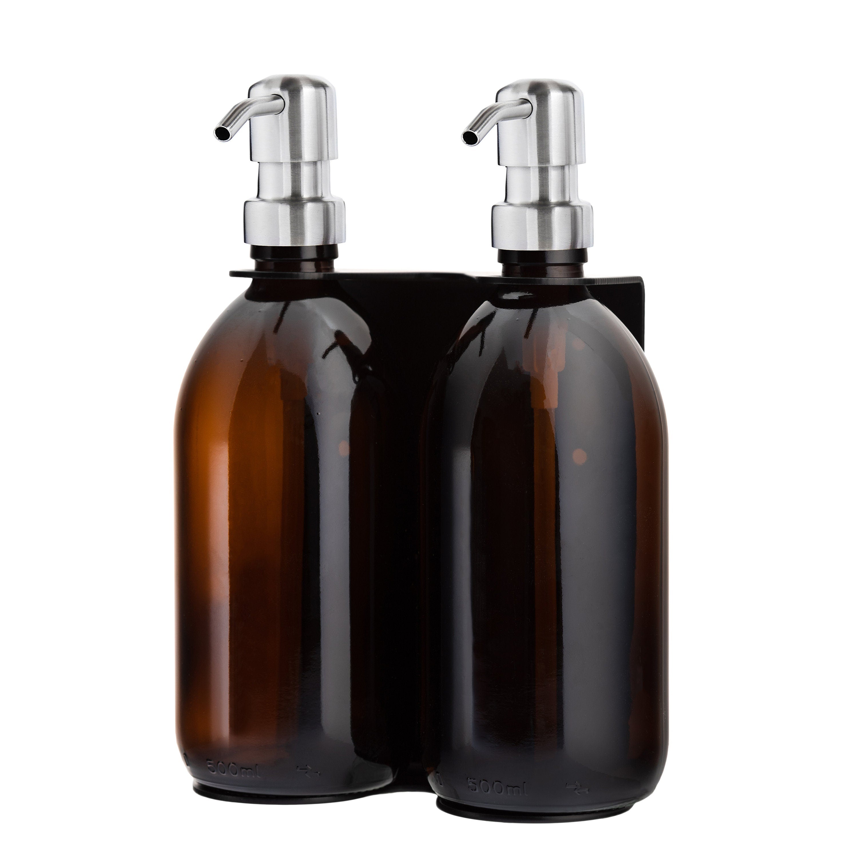 Distributeur de savon mural double Kuishi (Noir)