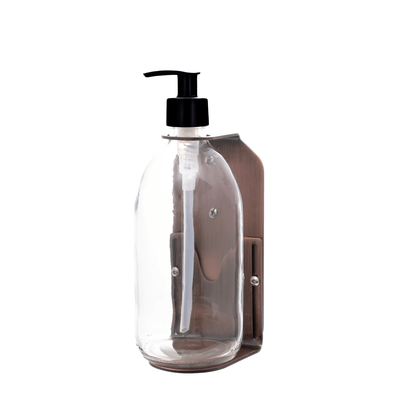Distributeur de savon mural en cuivre Kuishi (3 bouteilles, Cuivre)