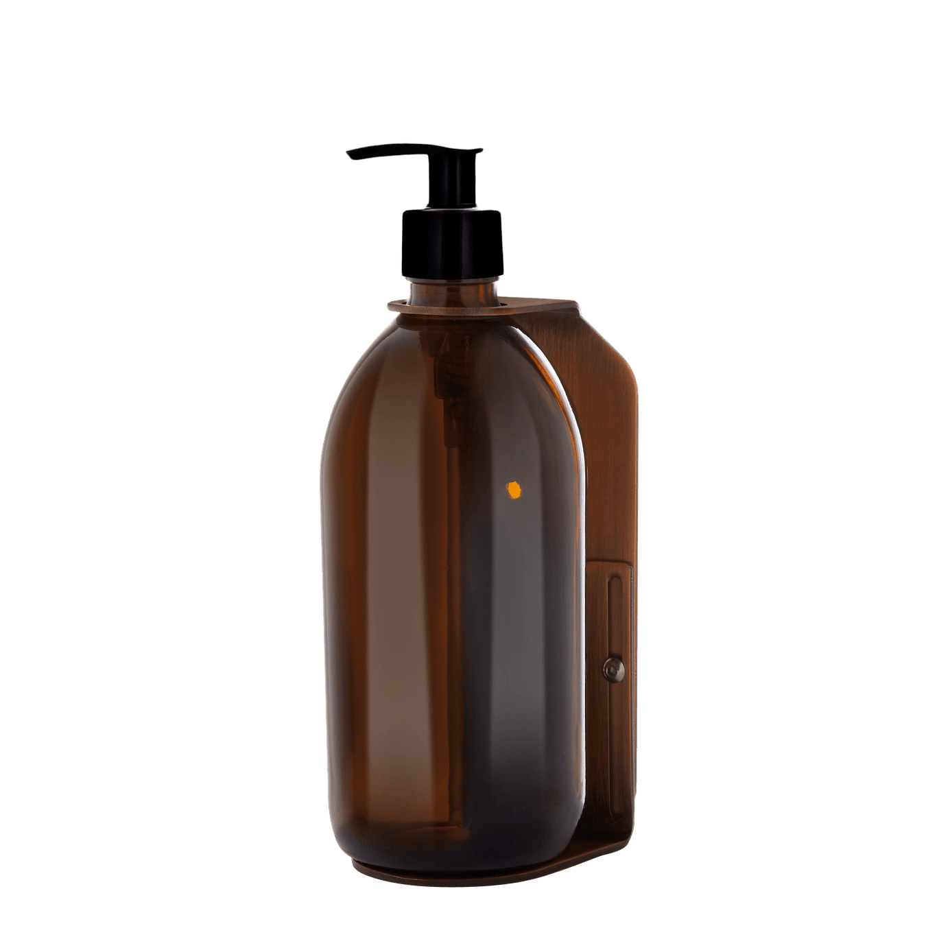Distributeur de savon mural en cuivre Kuishi (Taille : triple, Couleur : personnalisable, Capacité : 200ml - 500ml)