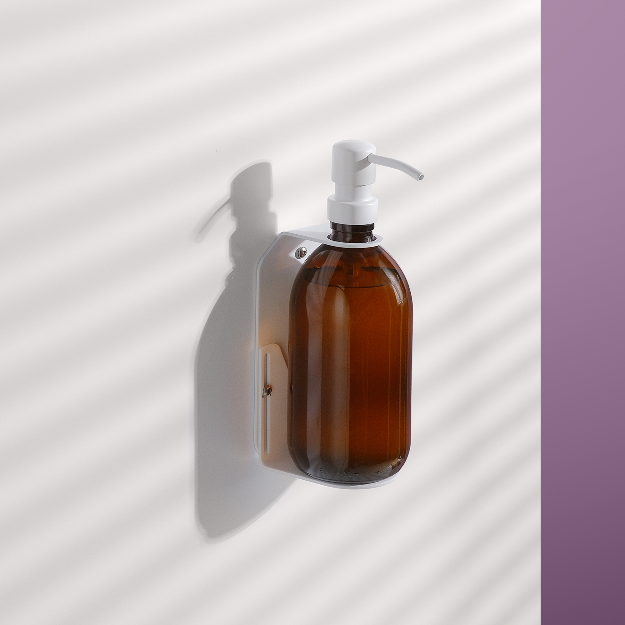 Dispensador de jabón de pared Kuishi - Blanco