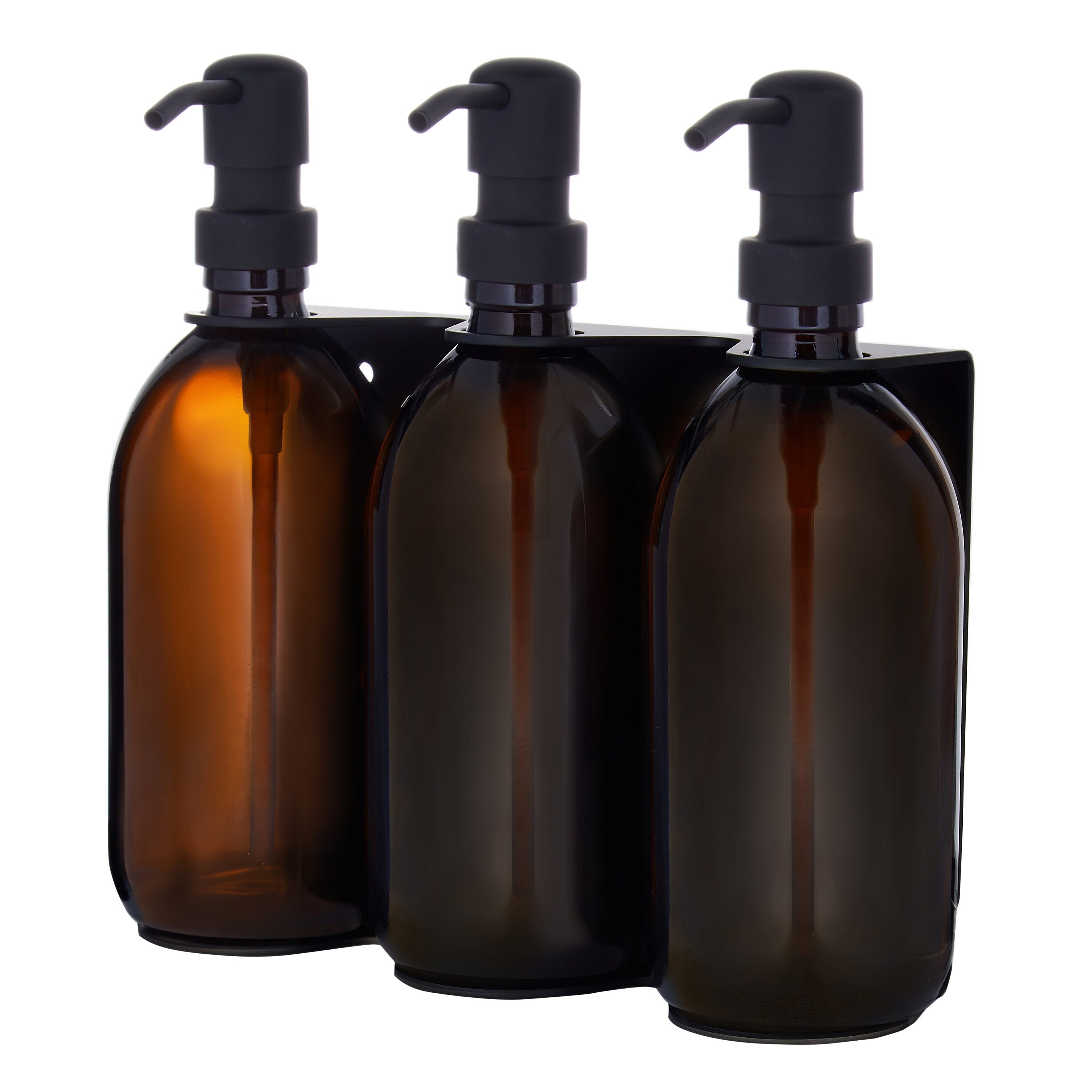 Kuishi Triple Wall Soap Dispenser - Black