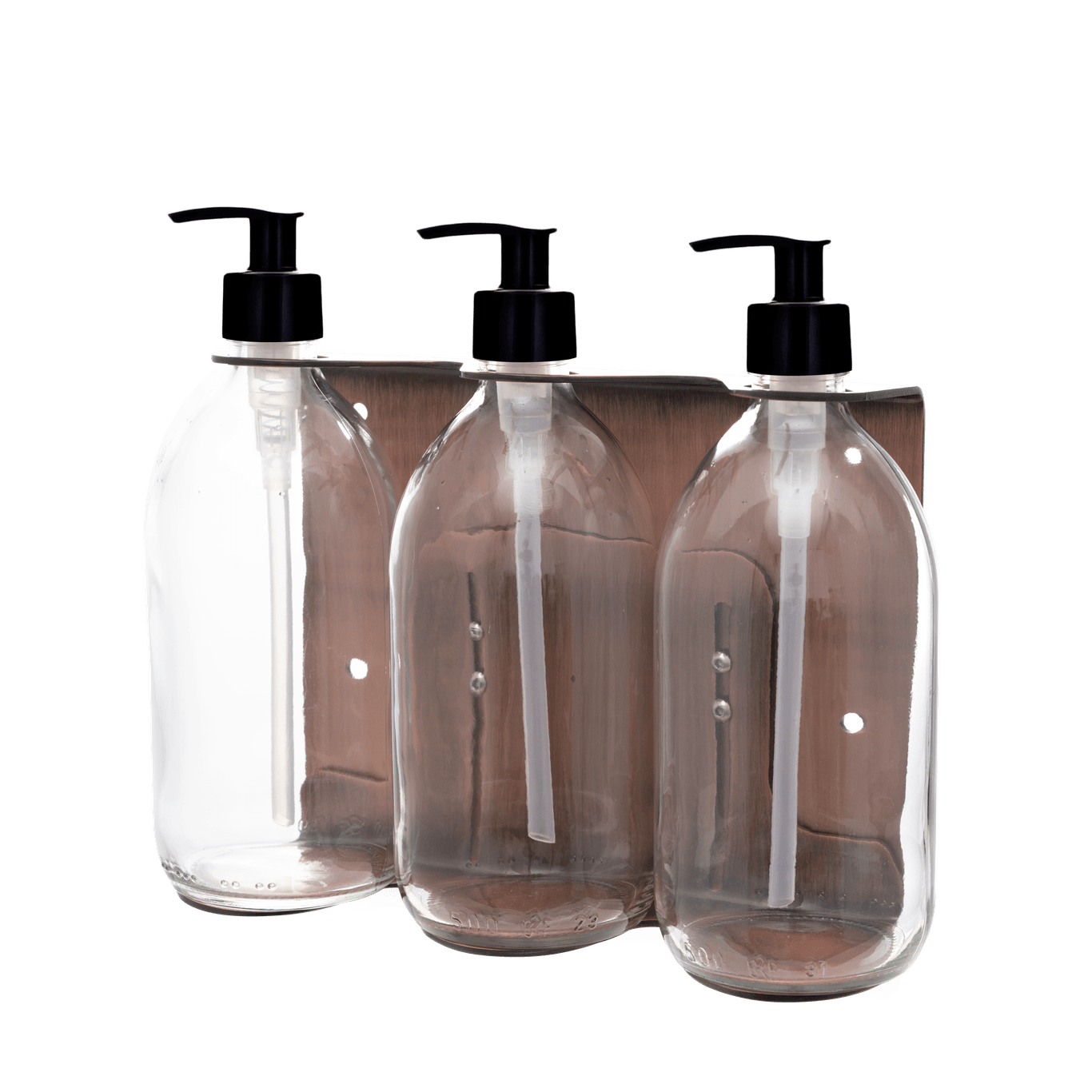 Distributeur de savon mural triple en cuivre Kuishi