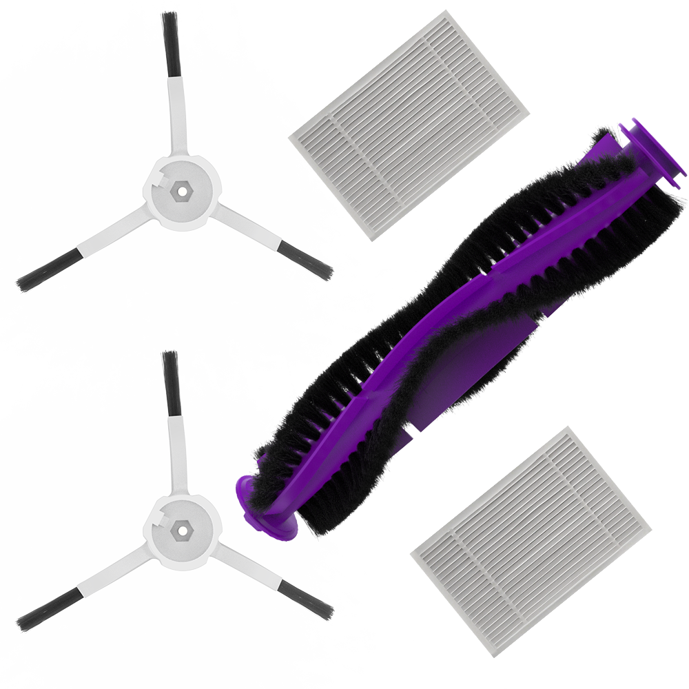 Narwal Freo S Original Accessory Kit (Size: 2 x Side Brush, 1 x Roll Brush, 2 x HEPA Filter)