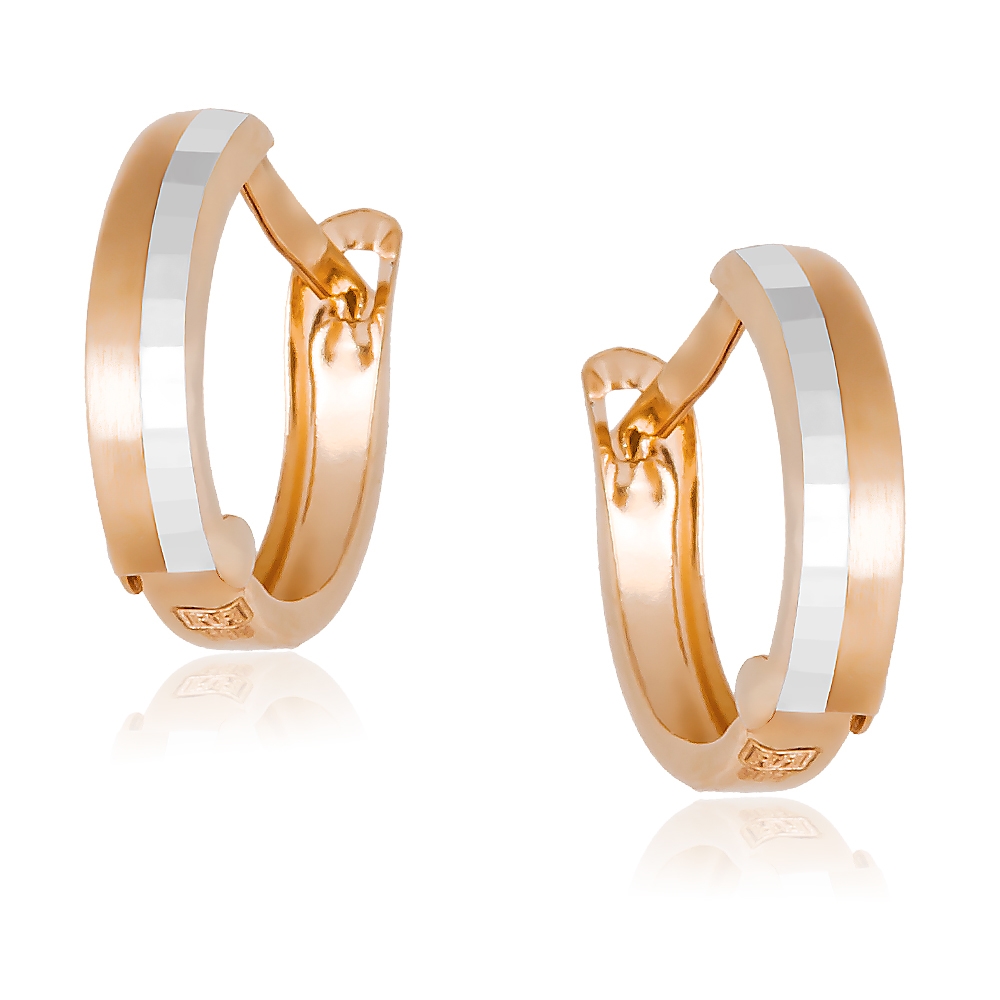 Pendientes de oro de 8 quilates para mujer Murrano
