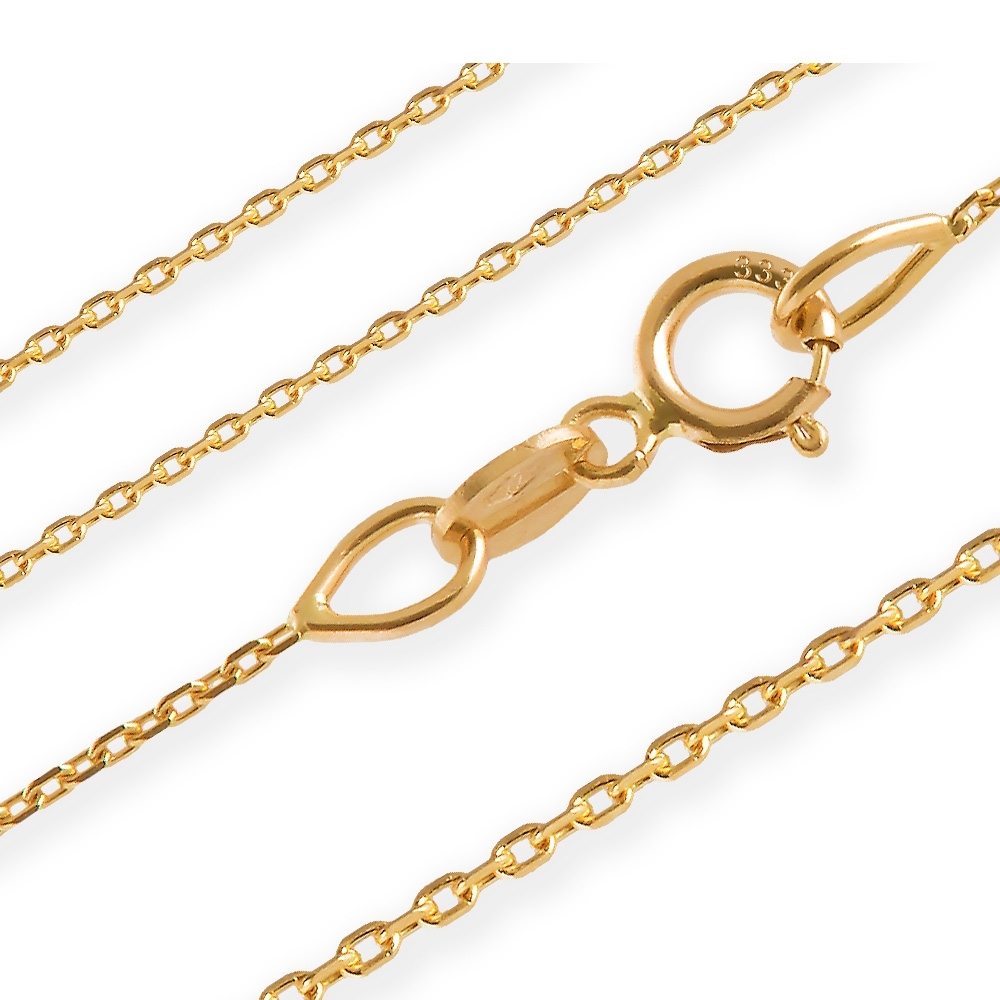 Collar de oro de 8 quilates Murrano con grabado para una novia