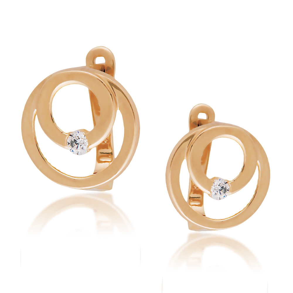 Pendientes de oro de 8 quilates Murrano para una amiga