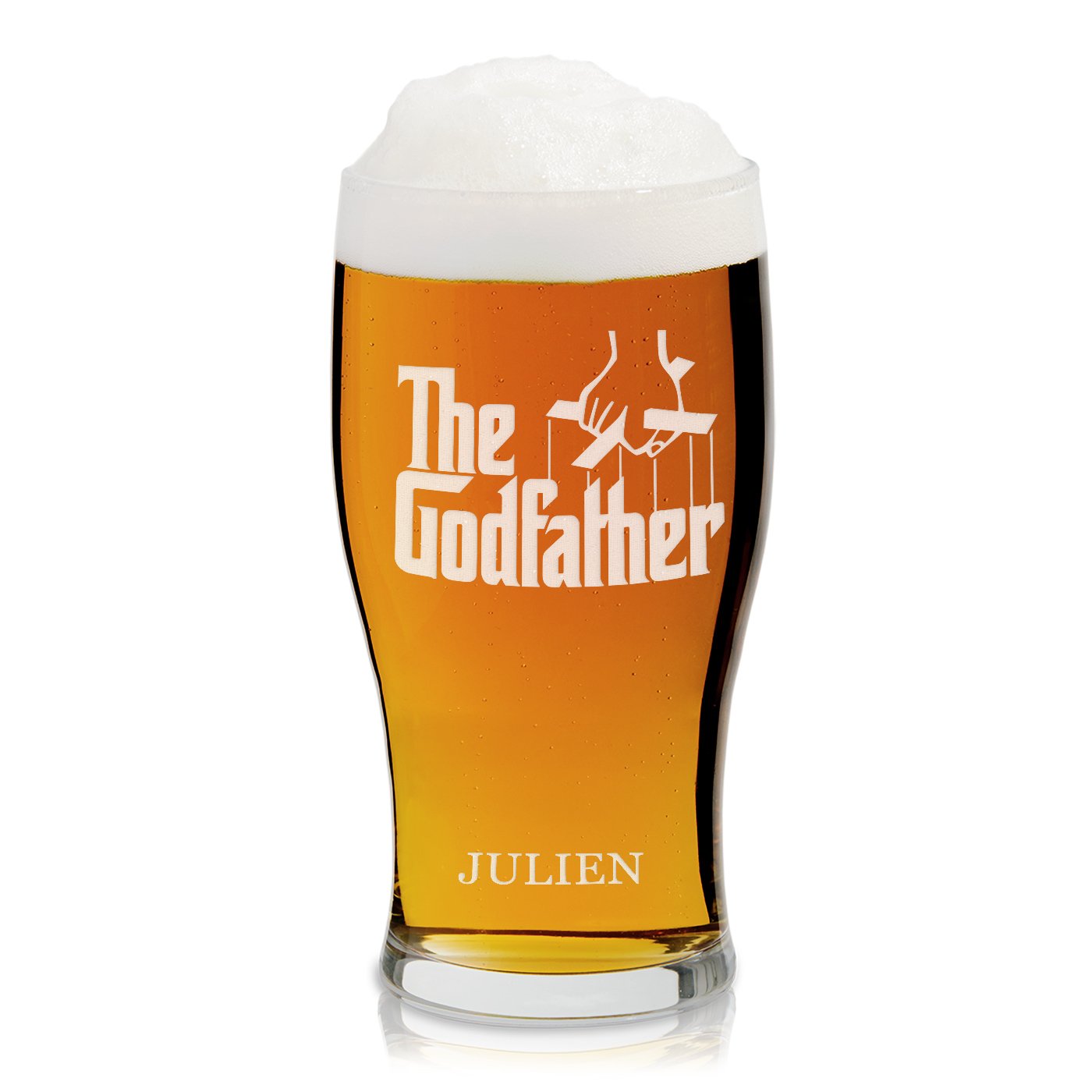 Copo de cerveza personalizado Murrano - Fan de cine patrocinador