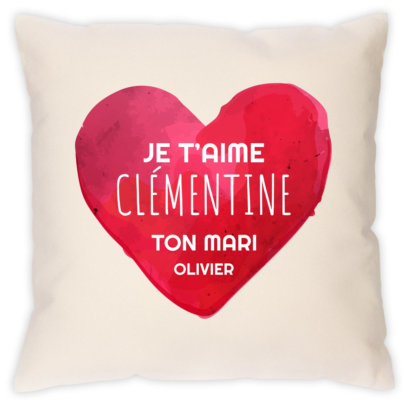 Almohada Personalizada Murrano para Esposa - Regalo de Aniversario de Matrimonio