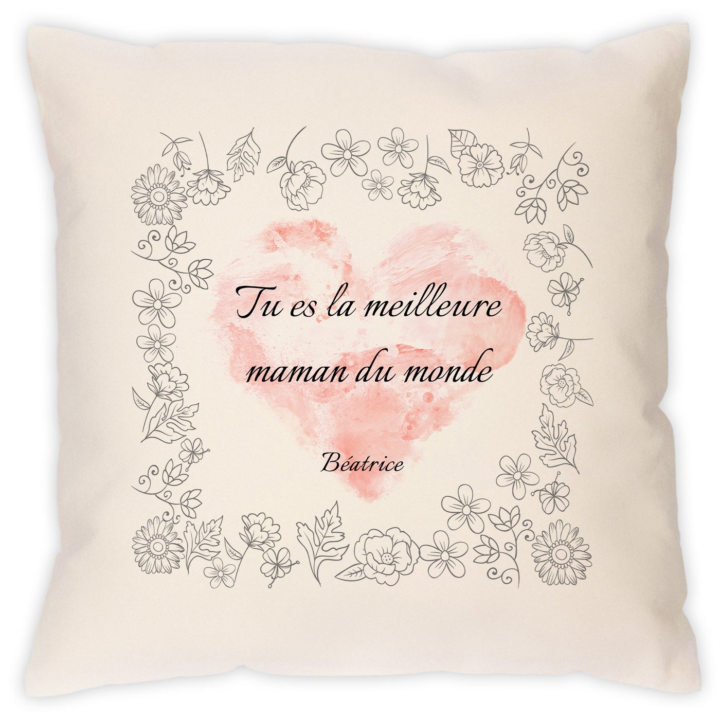Almohada con Impresión de Murrano para el Día de la Madre