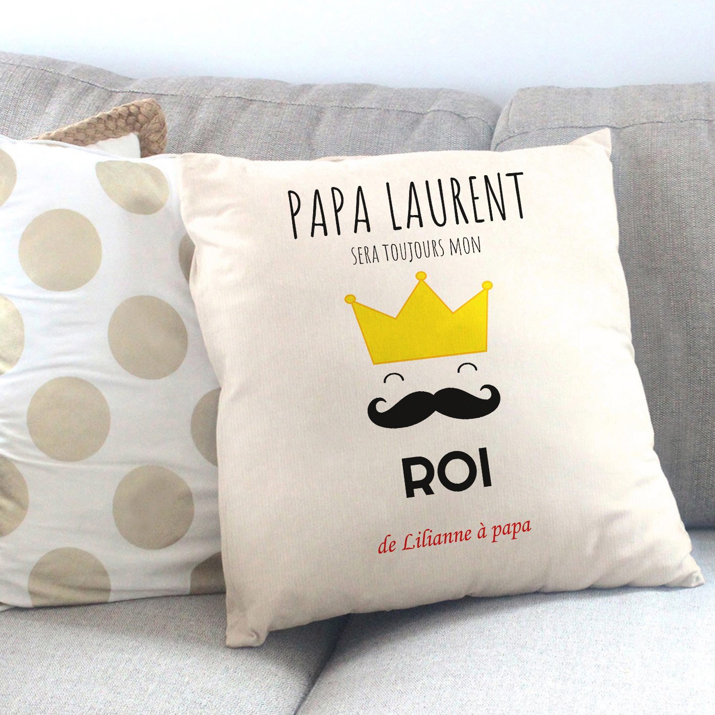 Cojín Personalizado para el Día del Padre Murrano