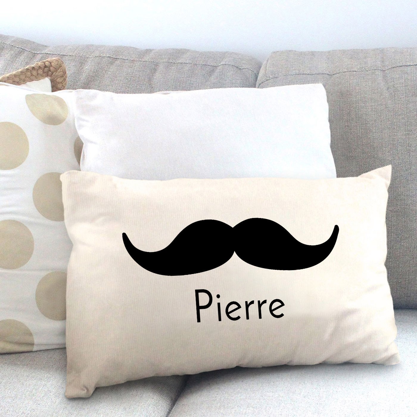 Almohada de algodón personalizada Murrano para el Día del Padre