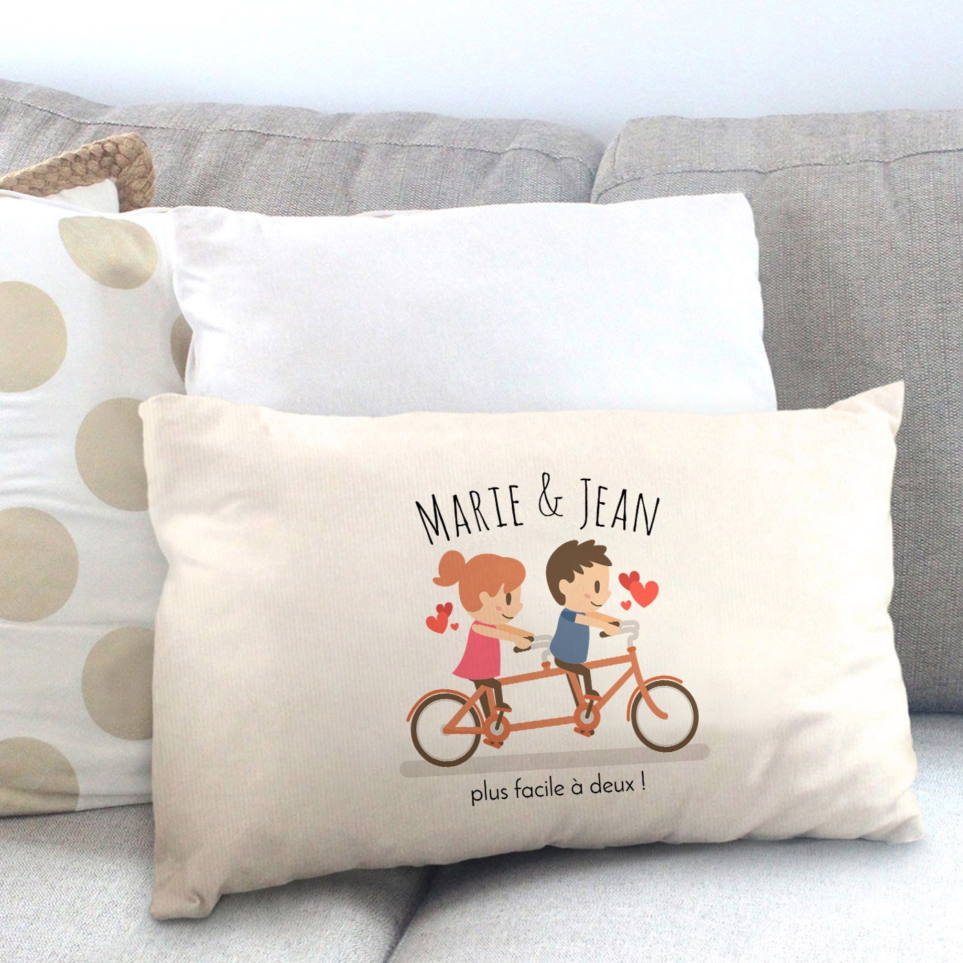 Murrano Custom Cotton Pillow for Her and Him