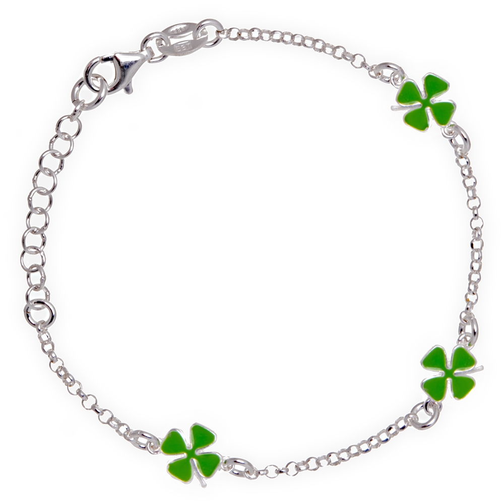 Pulseras de plata de Murrano con grabado para ahijada