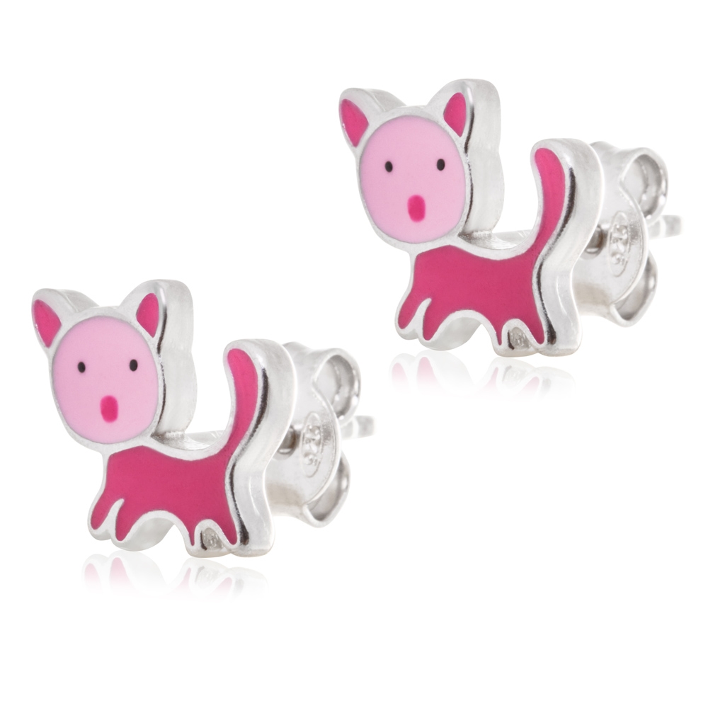 Aretes de plata esterlina 925 Murrano para nieta