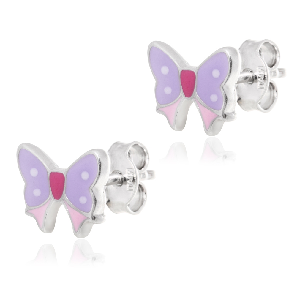 Pendientes de plata esterlina 925 (milésimas) para sobrina