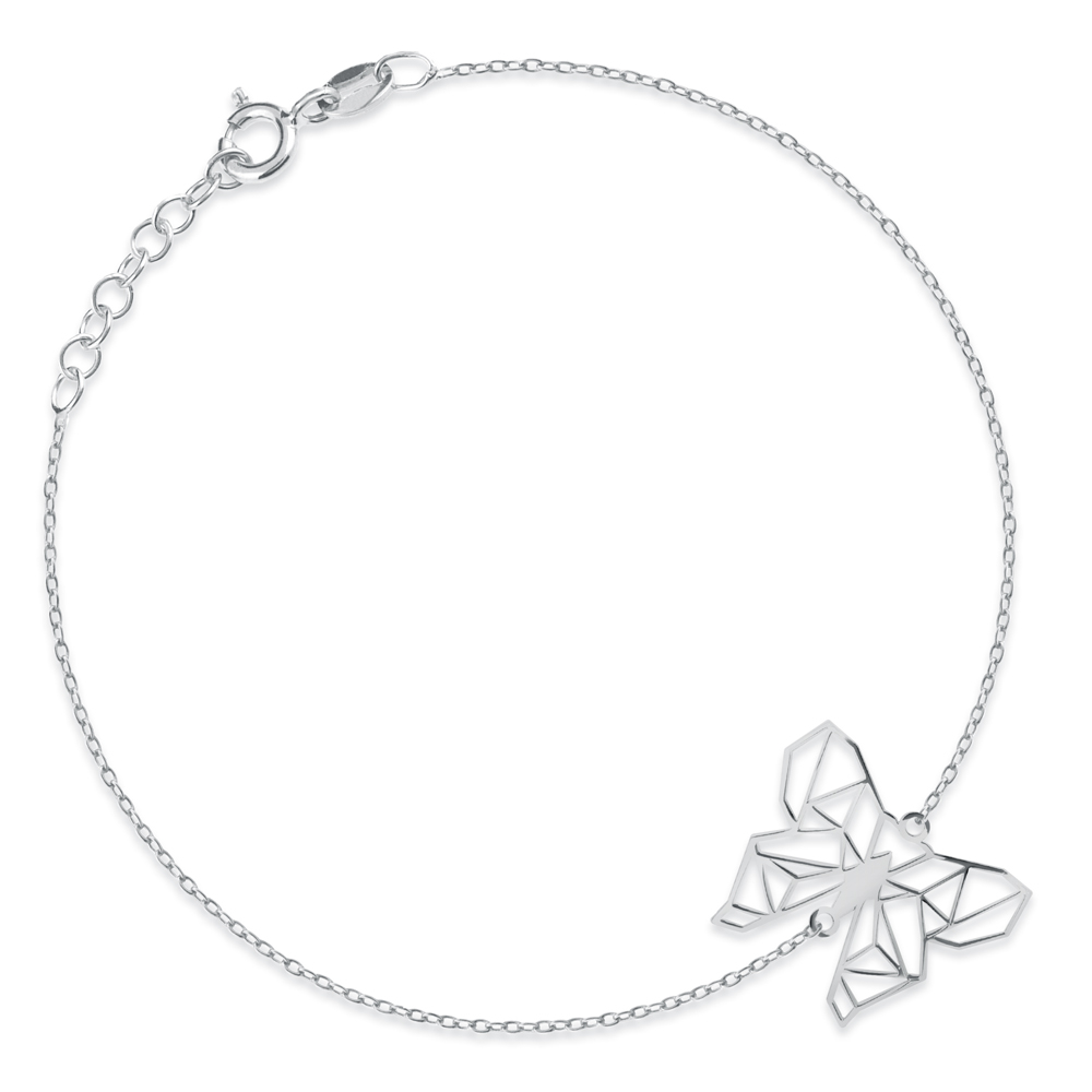 Pulseras de plata de Murrano con grabado para joven