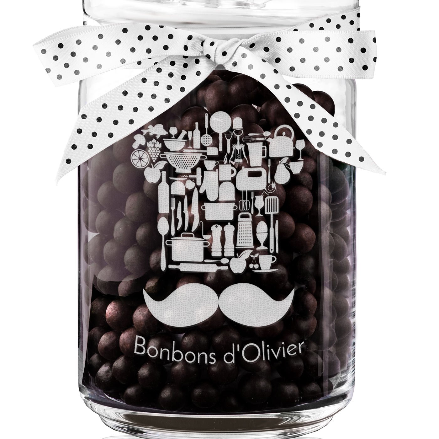 Murrano Engraved Cookie Jar for Him