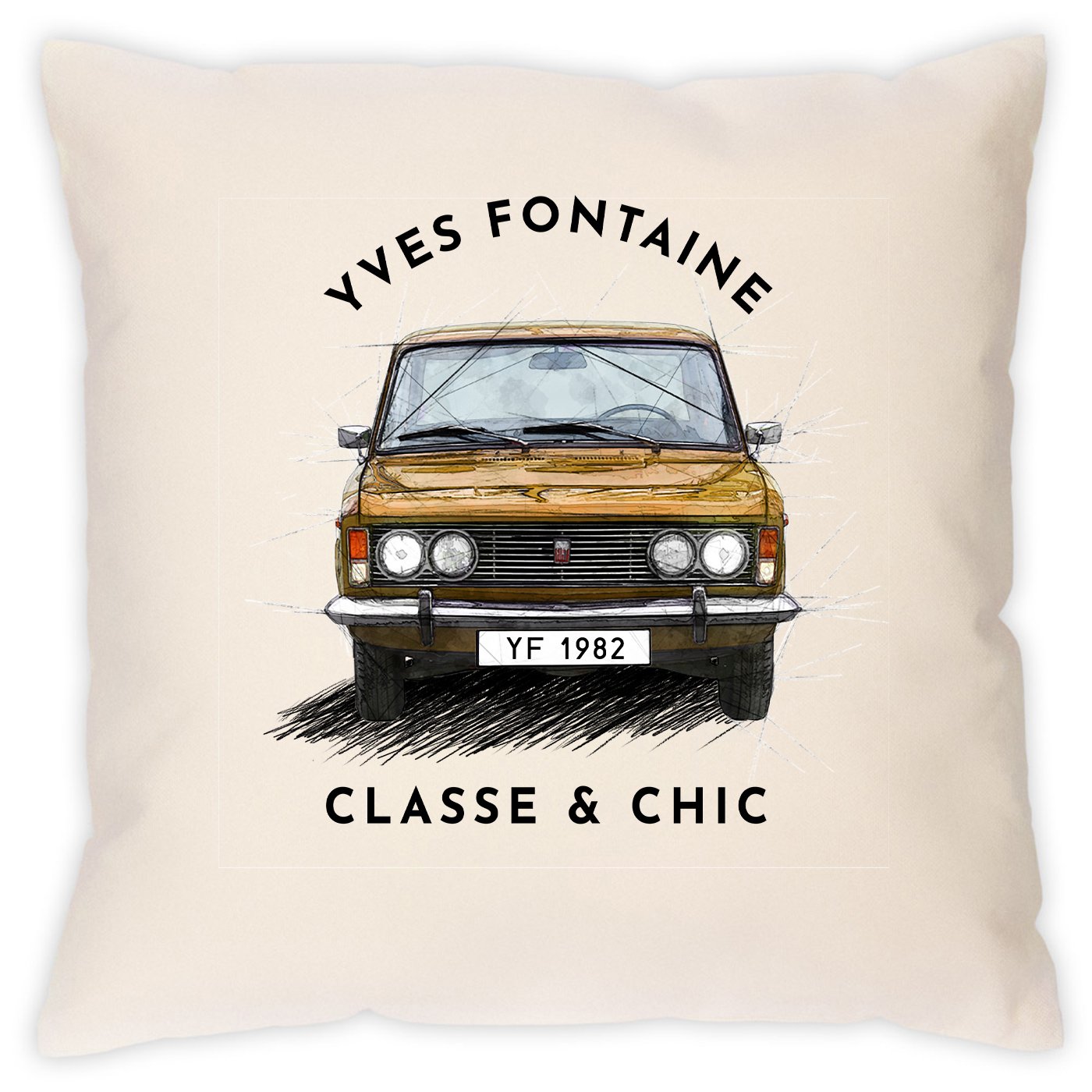 Cushión personalizado para aficionado a coches clásicos - Murrano