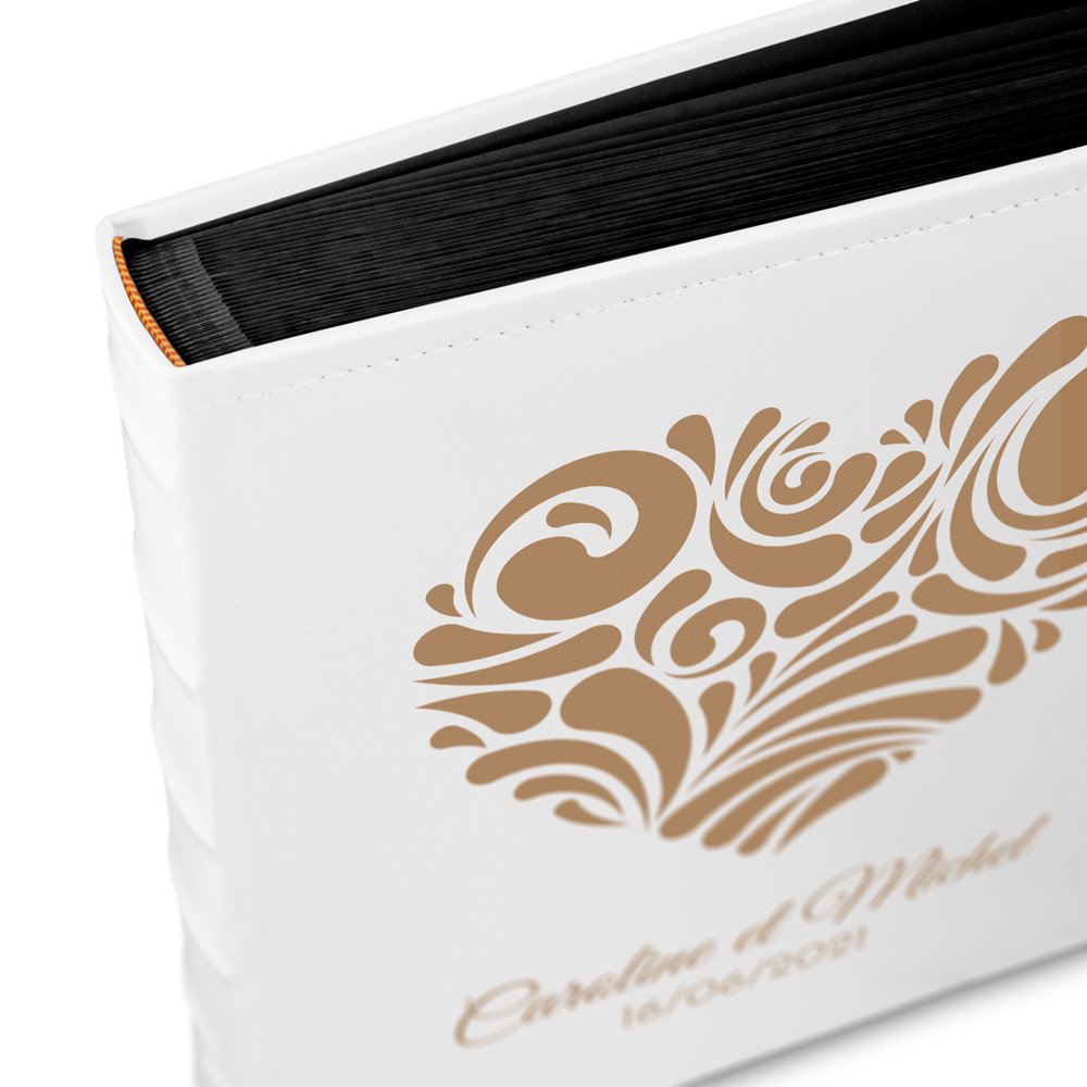 Murrano Personalized Photo Album for Friends Engaged
