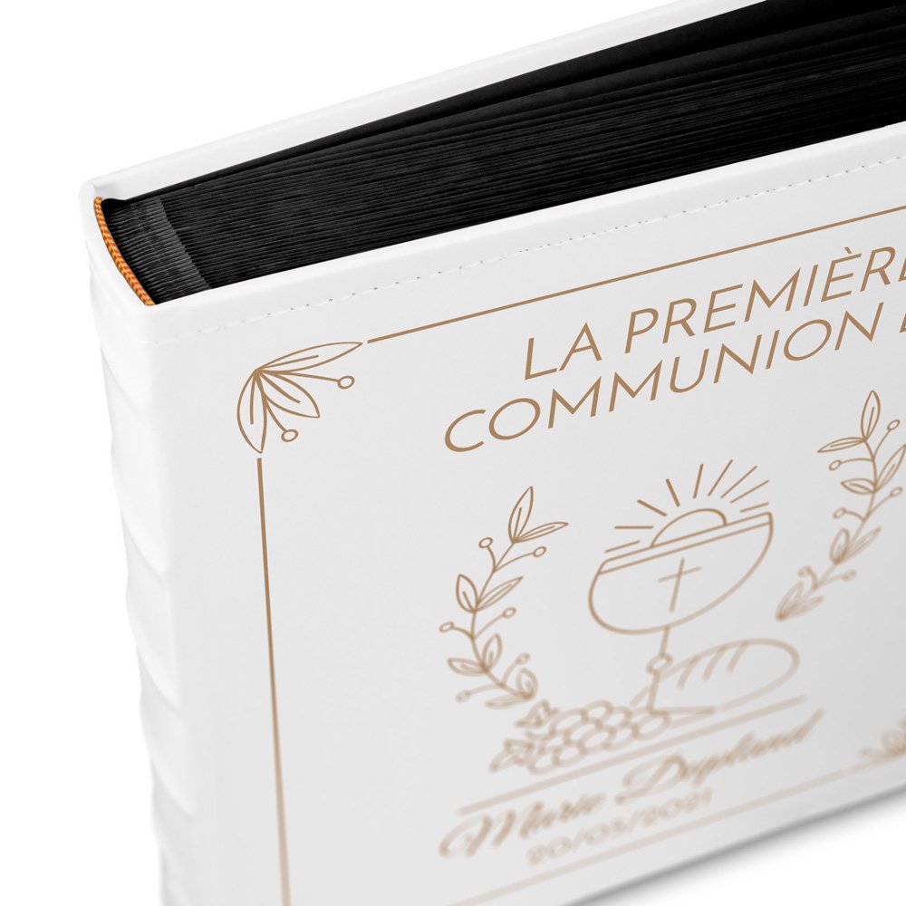Murrano Personalized Photo Album for Granddaughter's First Communion