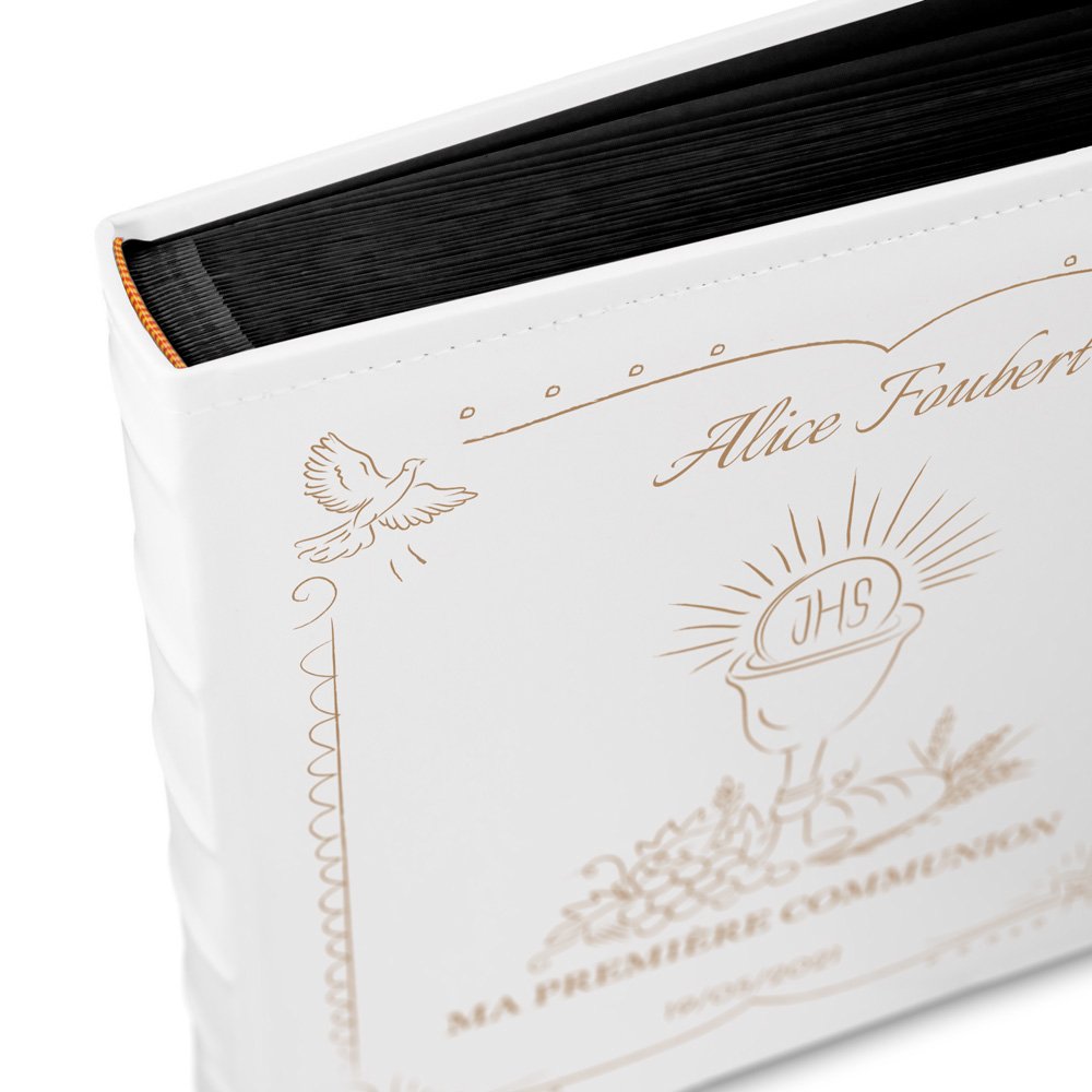Murrano Personalized Photo Album for Goddaughter's First Communion