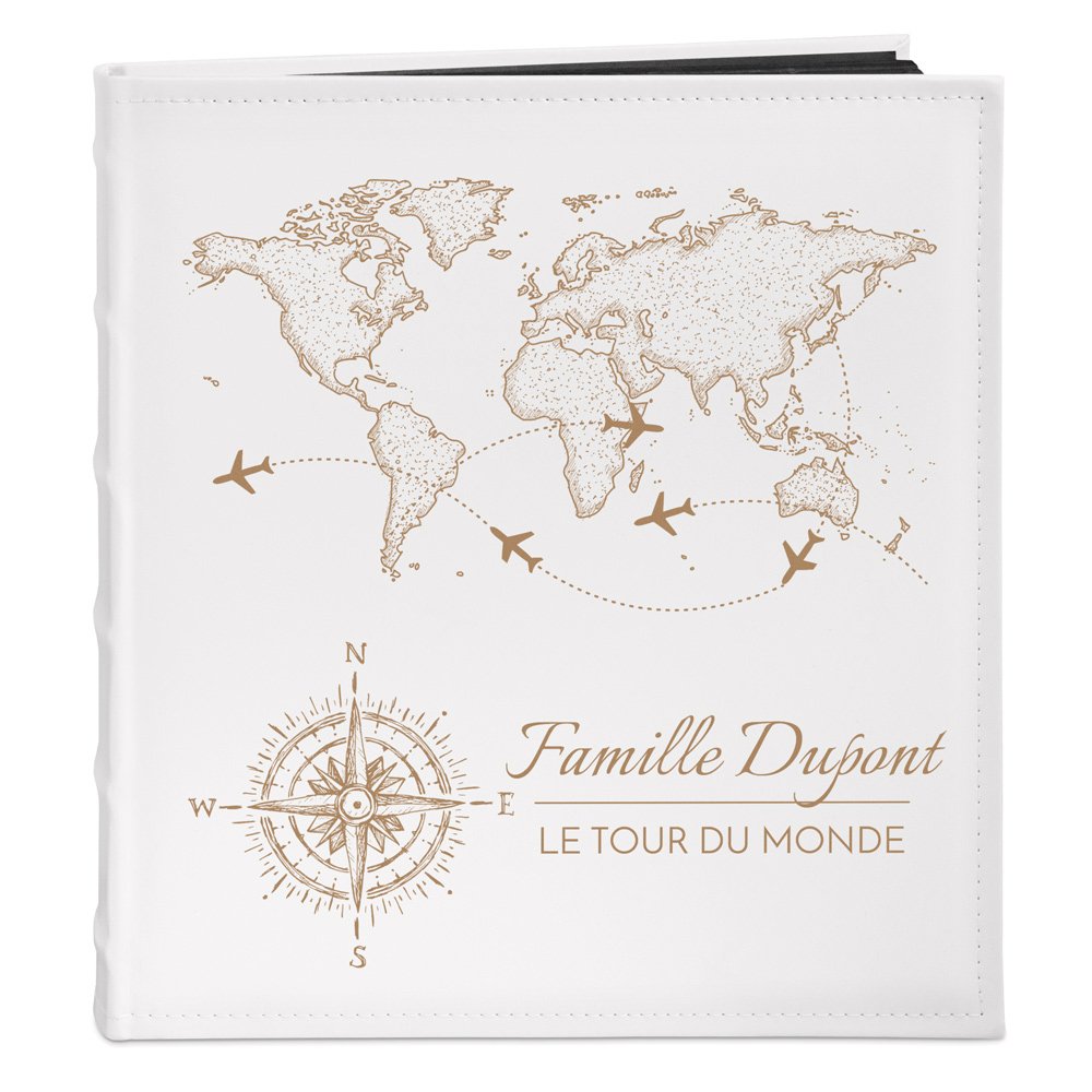 Murrano Personalized Photo Album for Travel Enthusiasts