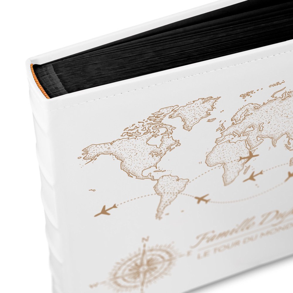 Murrano Personalized Photo Album for Travel Enthusiasts